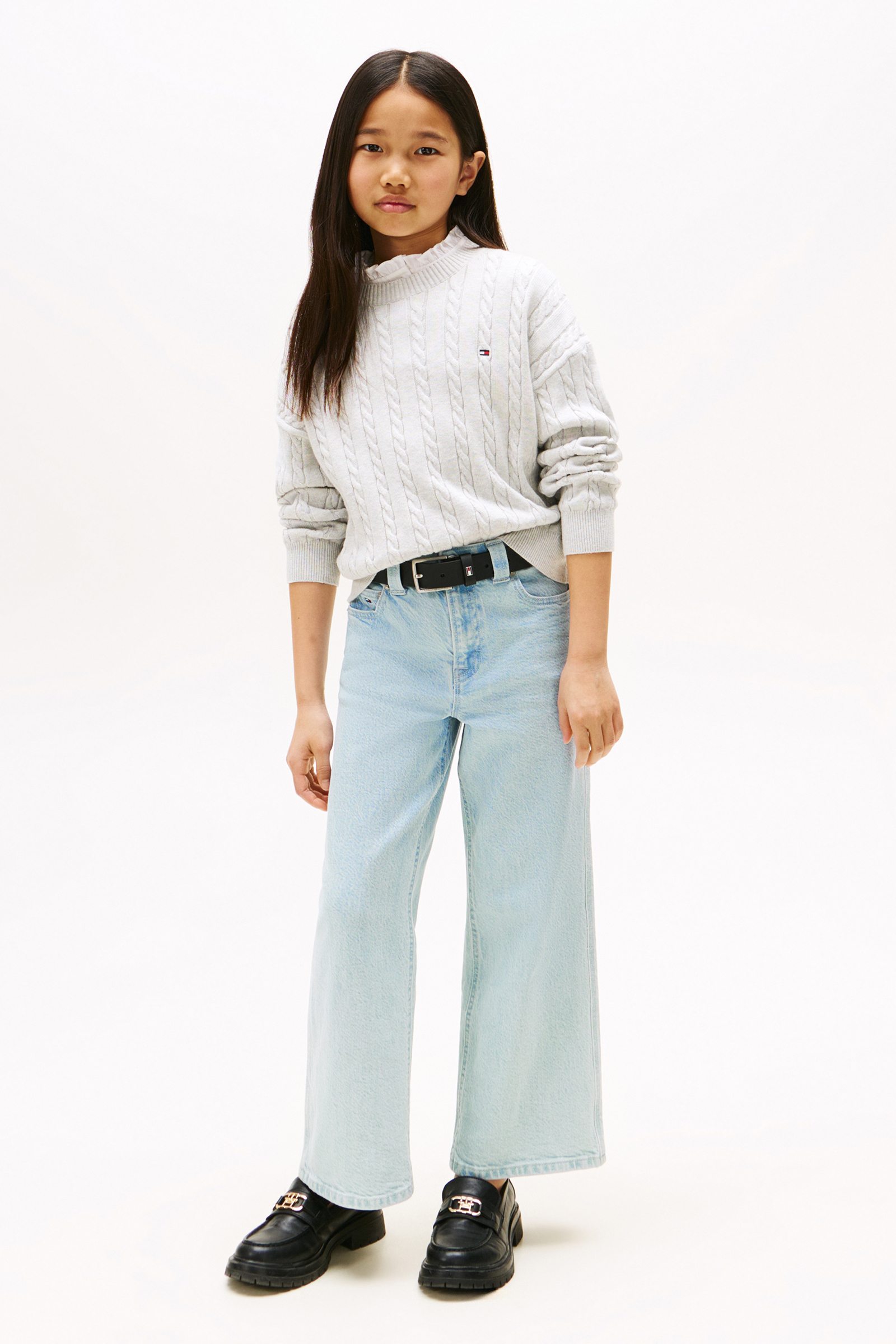Meisjes sweater grijs