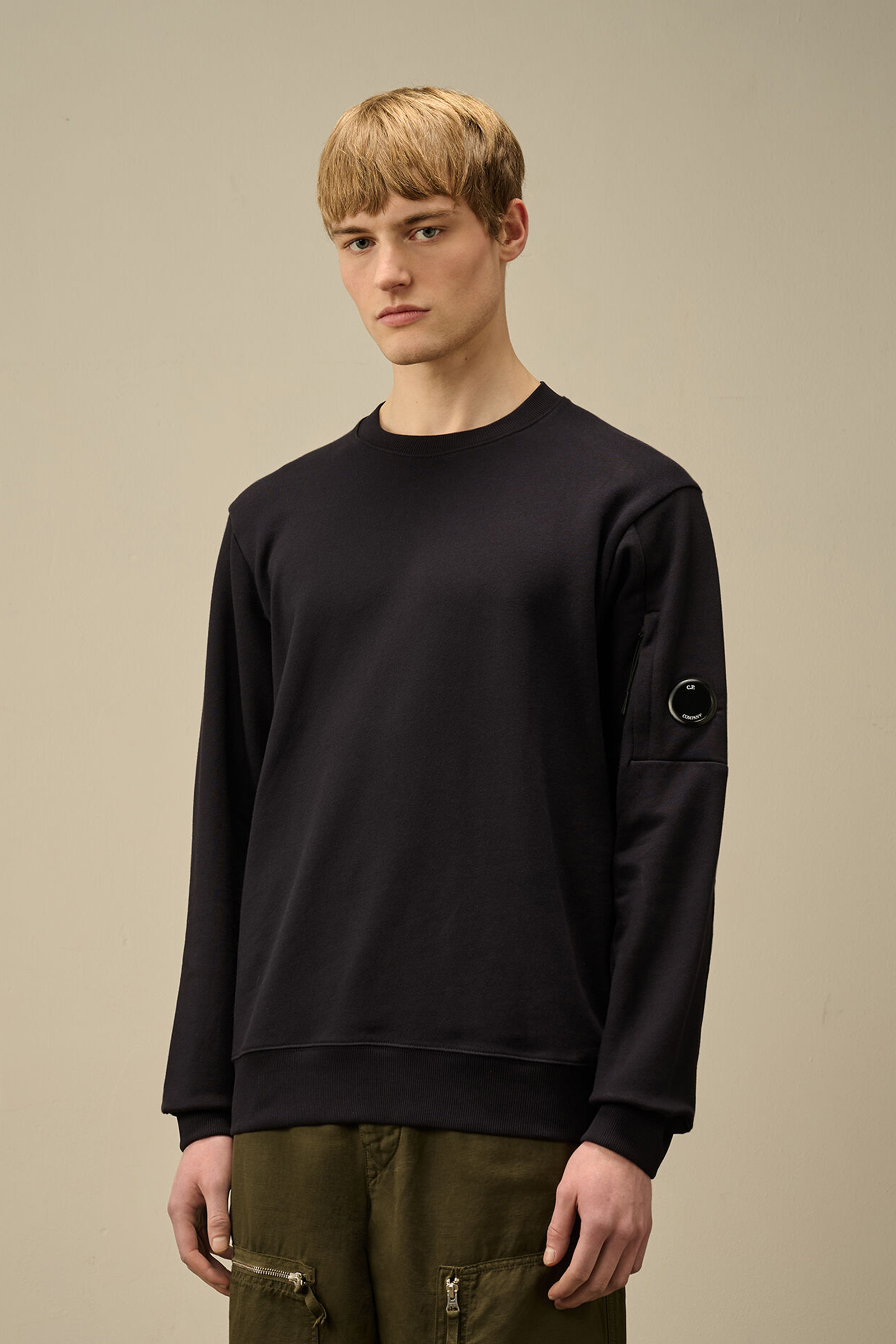 Heren sweater blauw