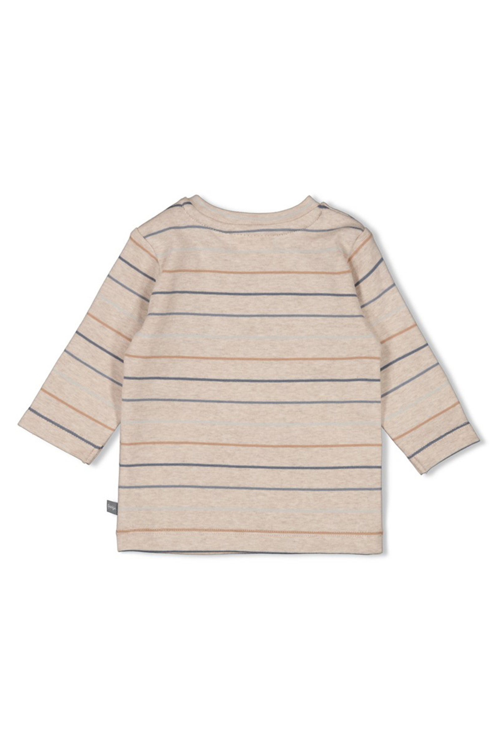 Baby t-shirt lange mouw bruin