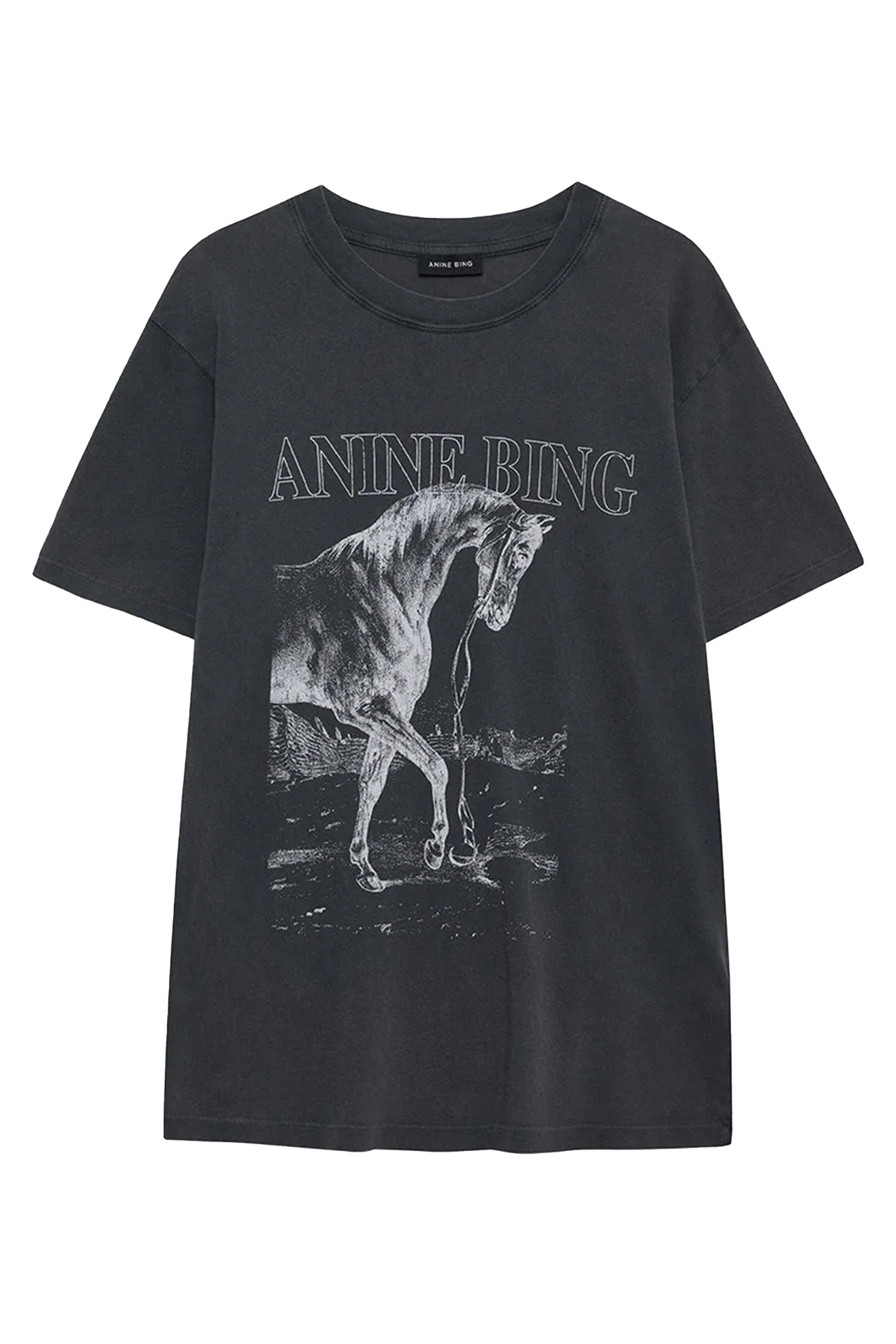 Dames t-shirt korte mouw zwart