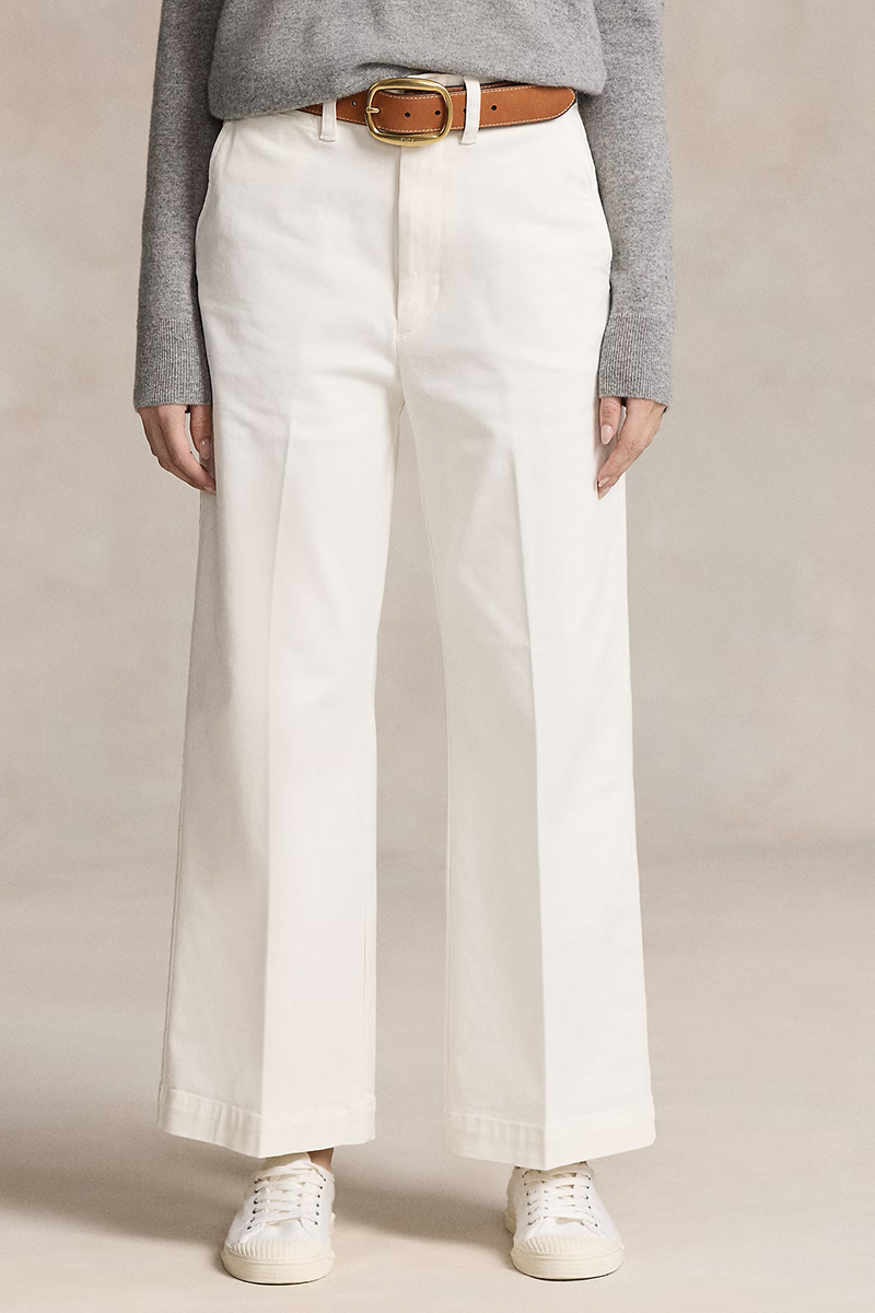 Dames broek ecru