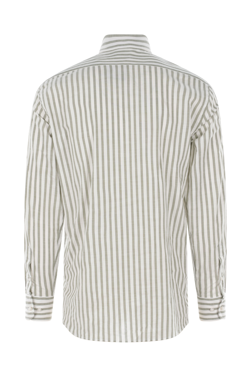 Heren overhemd lm casual groen