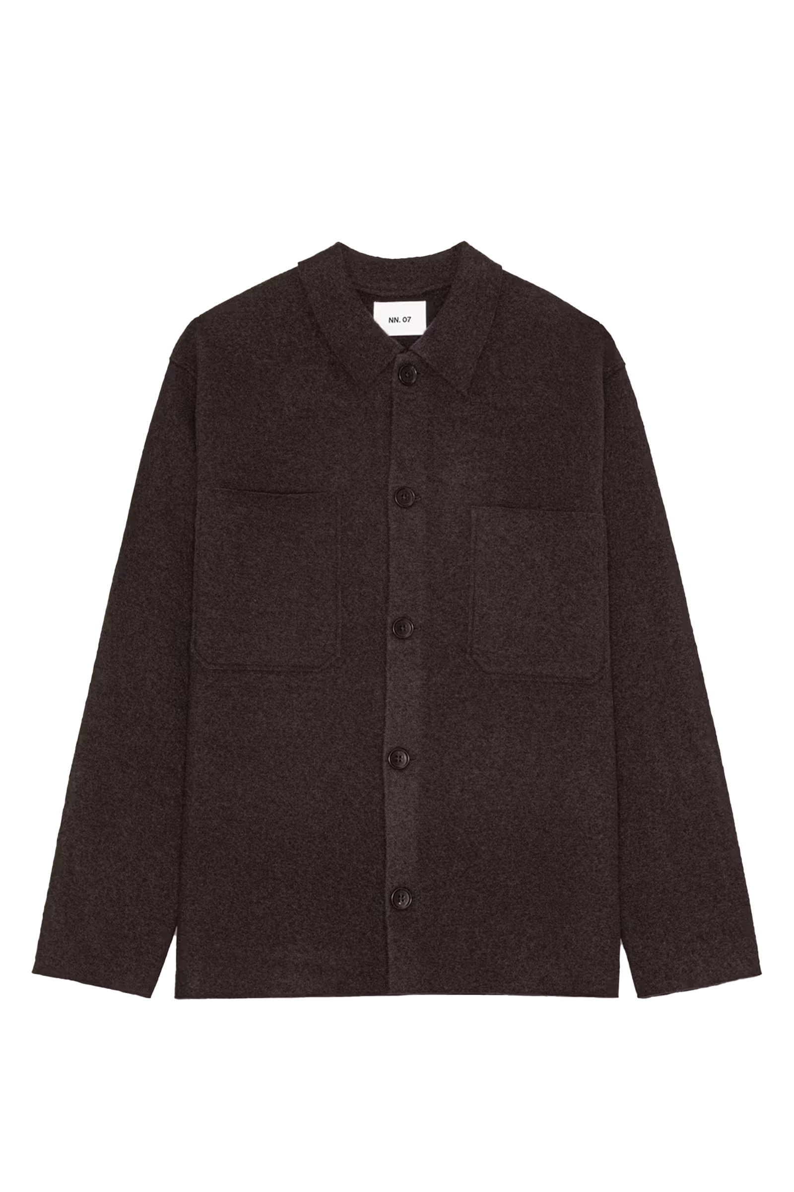 Heren overshirt bruin