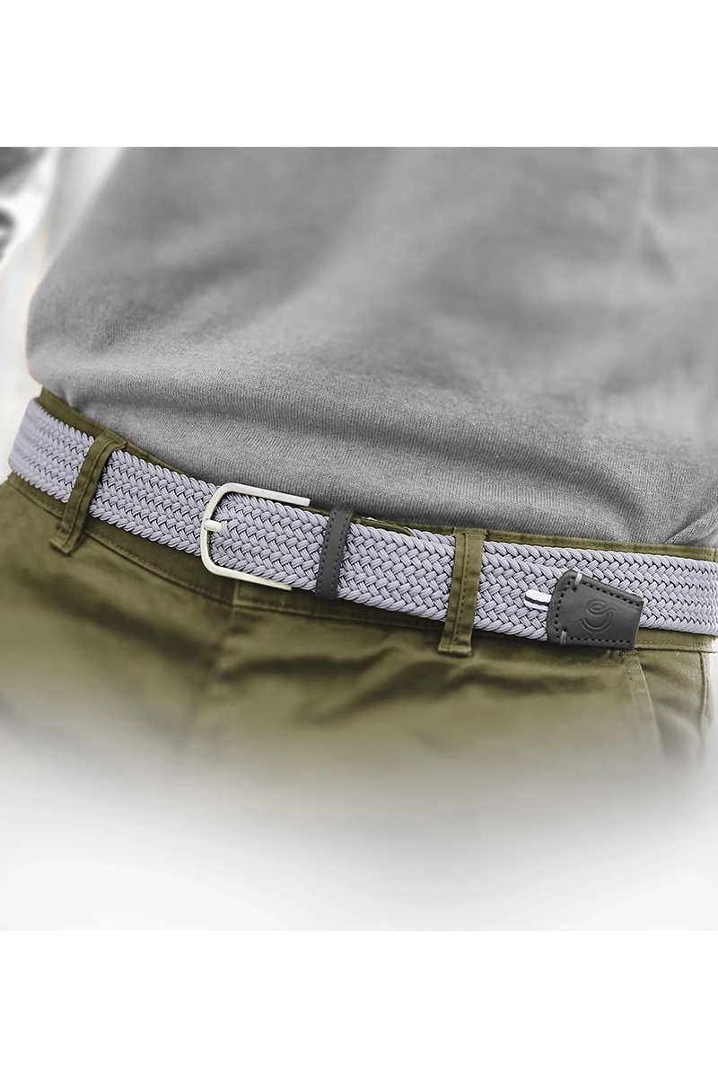 Heren riem grijs