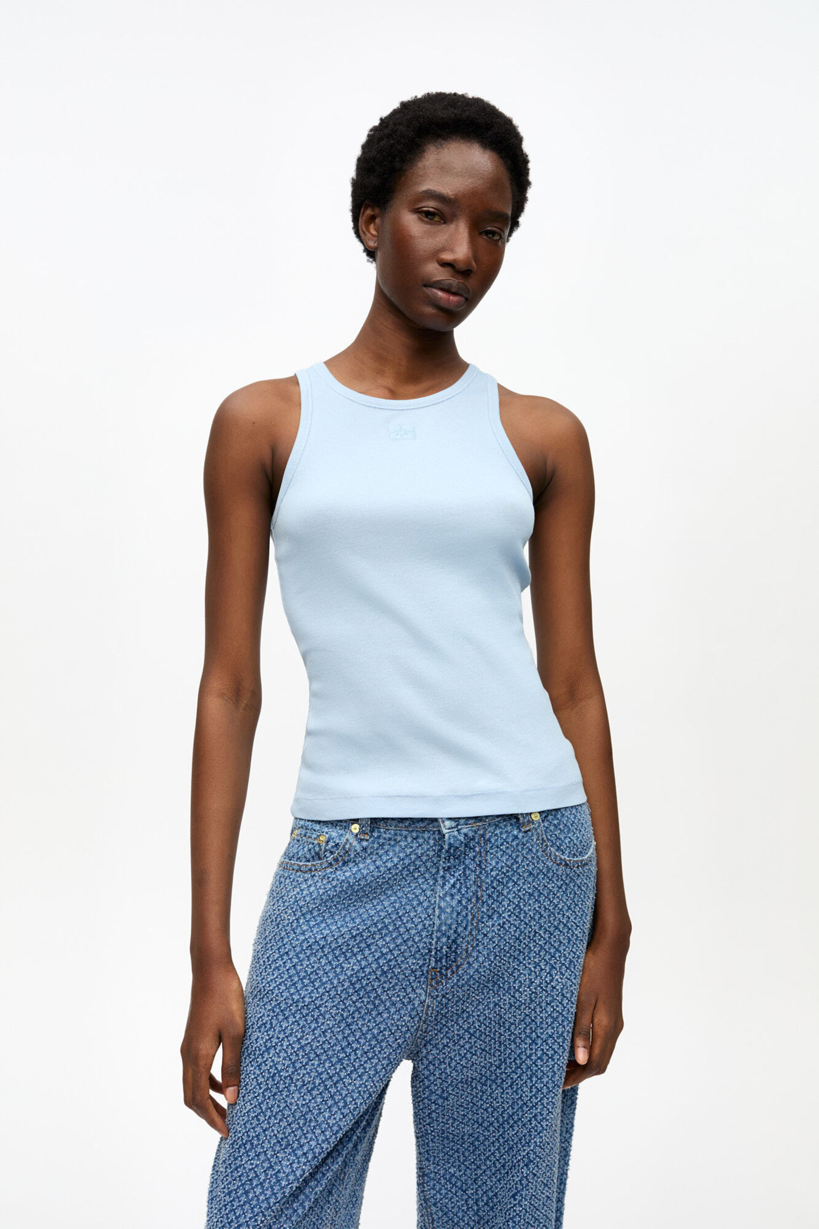 Dames top blauw