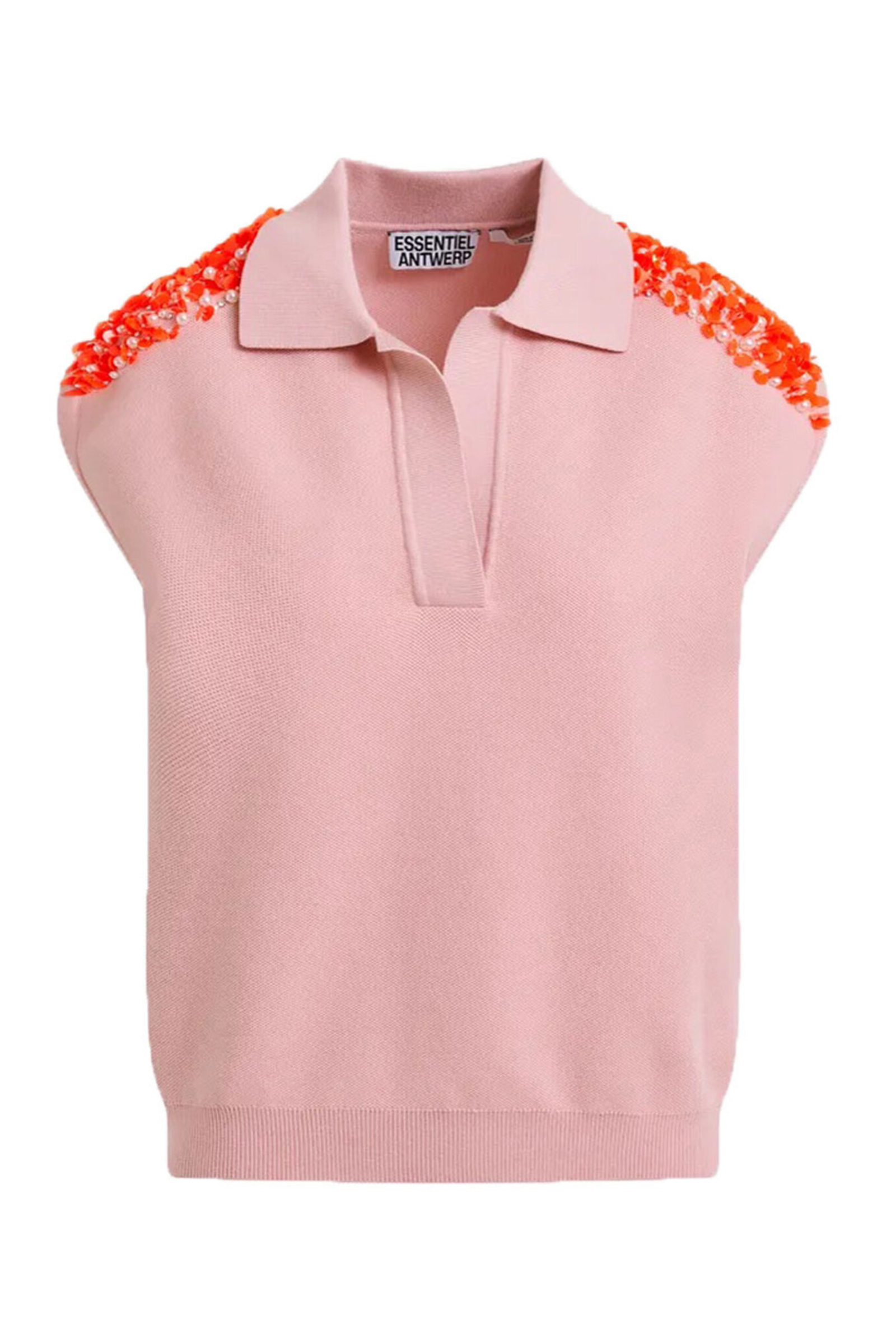 Dames polo rose