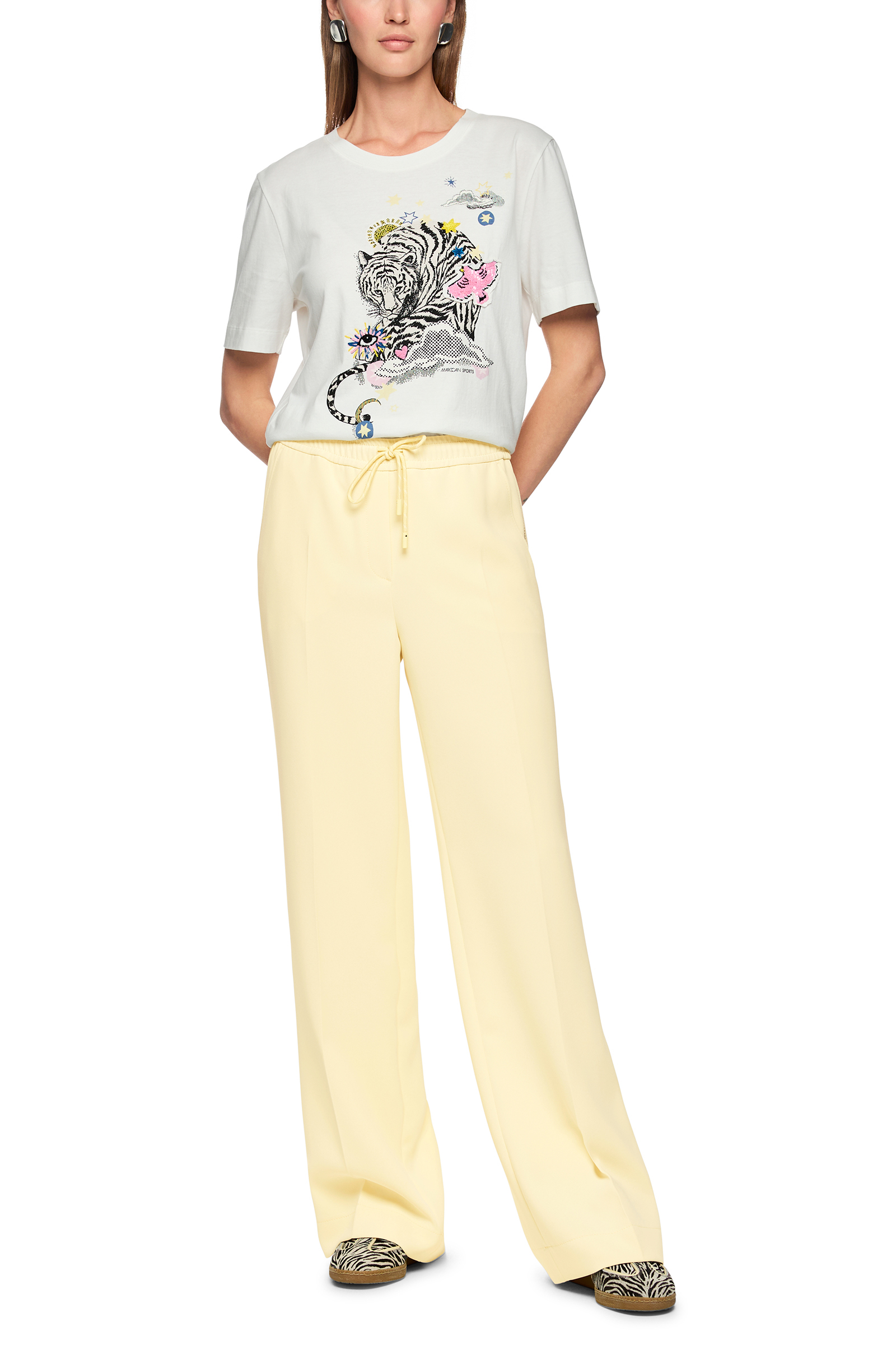 Dames broek geel