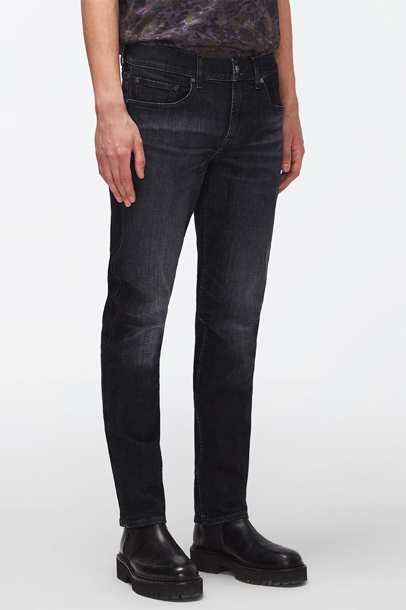 7 For All Mankind SLIMMY TAPERED Zwart-1 2