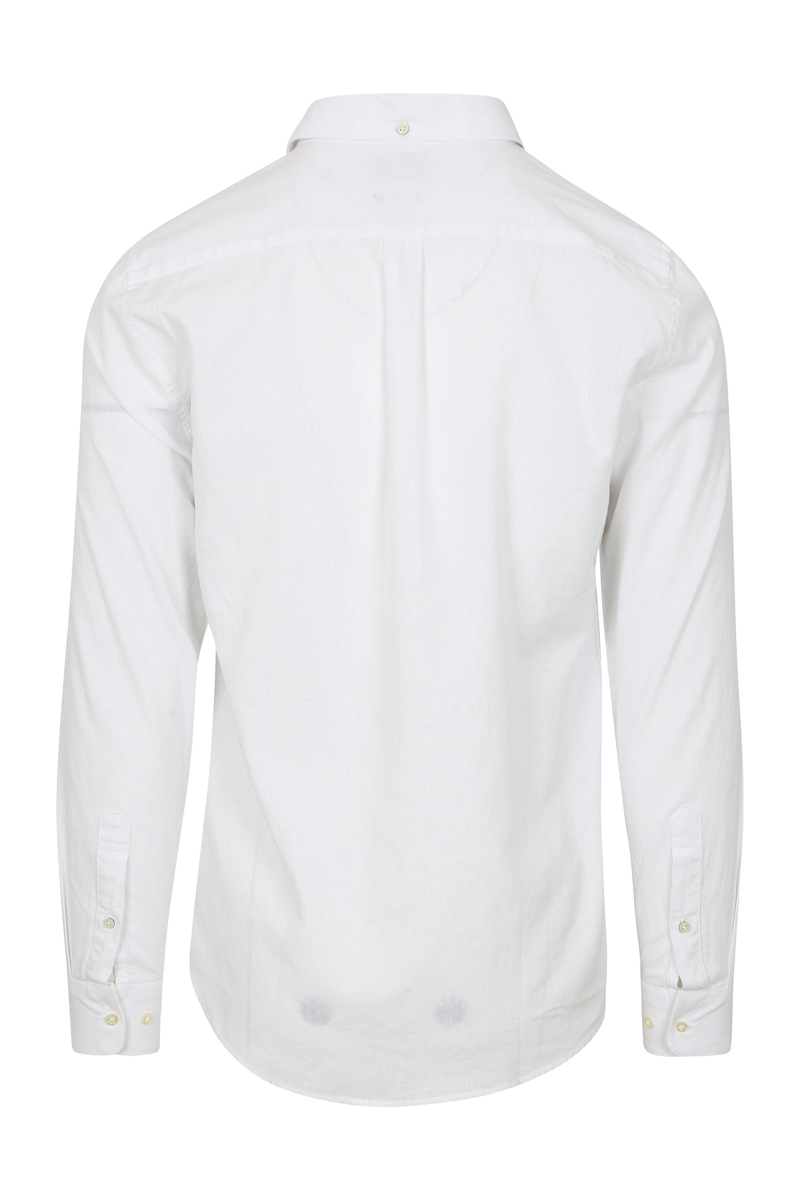 Heren overhemd lm dressual wit