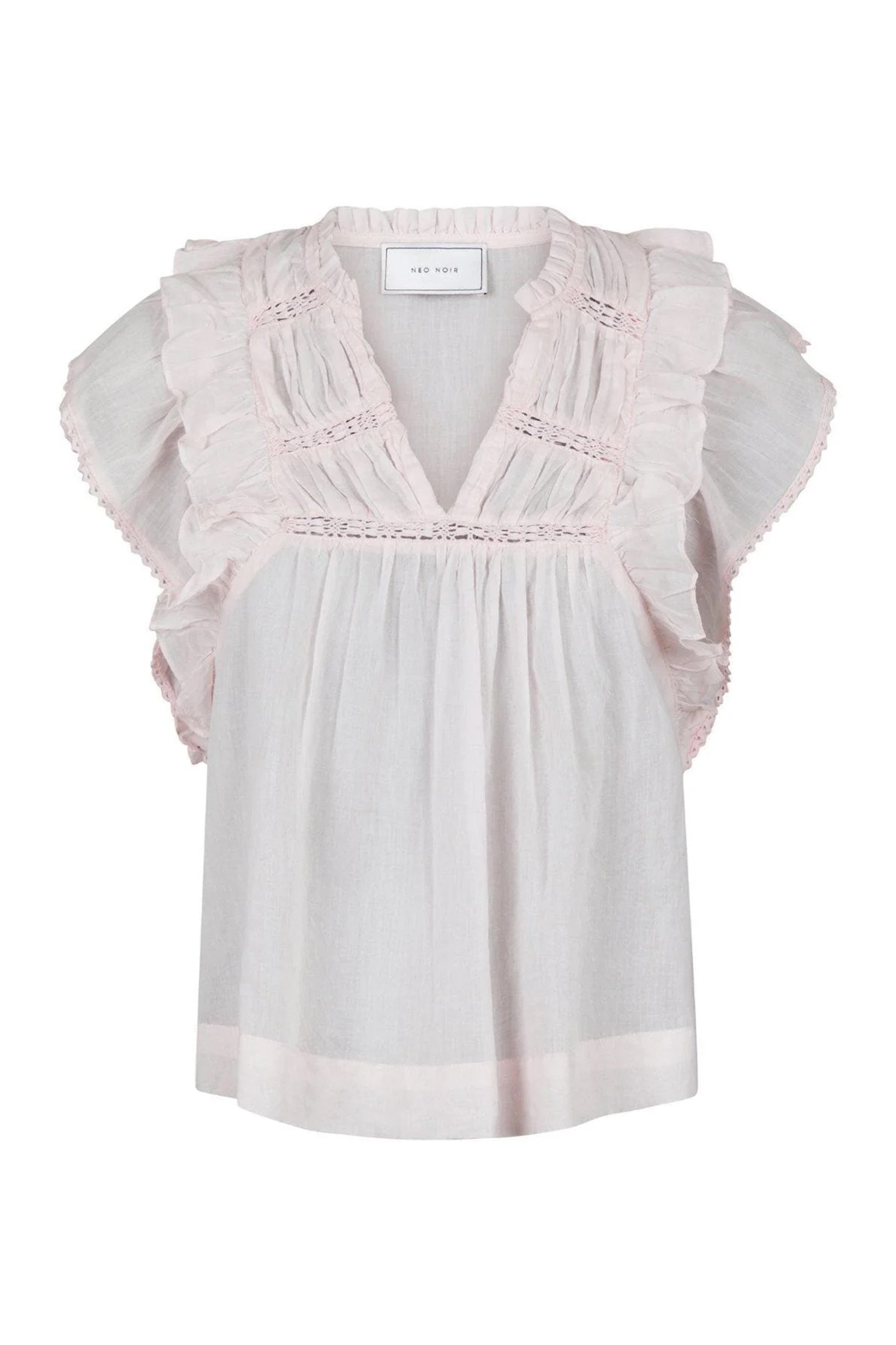 Dames top rose