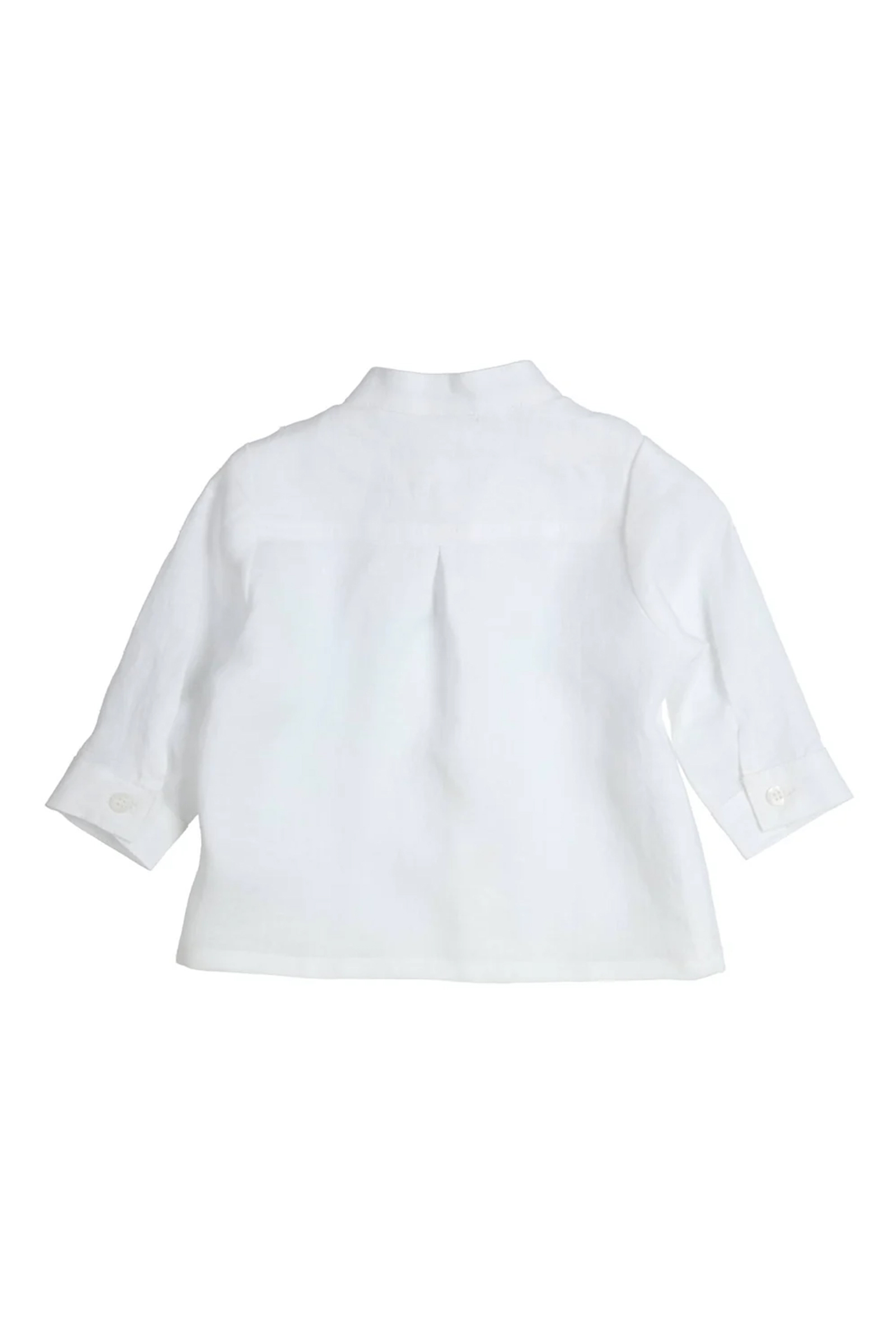 Baby blouse/overhemd ecru