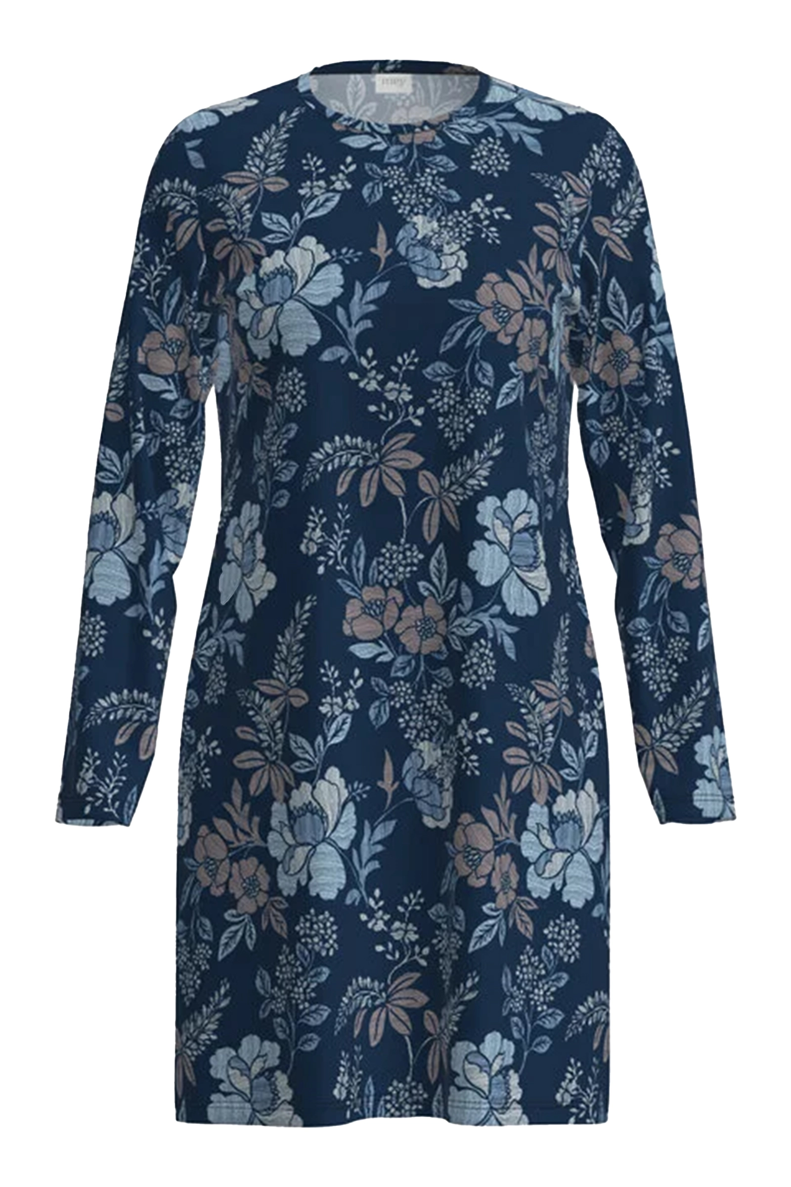 Nachtmode dames nachthemd   blauw