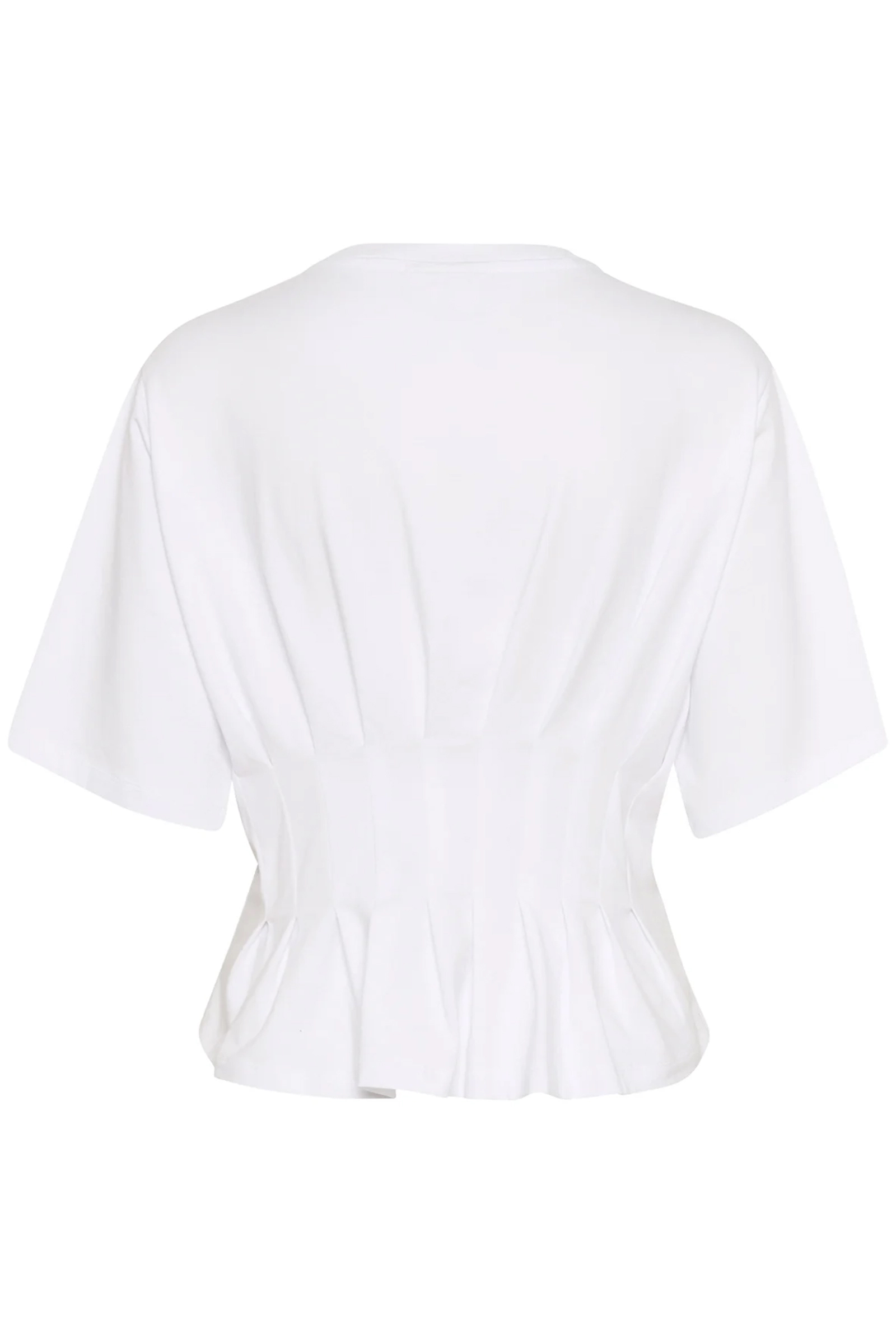 Dames t-shirt korte mouw wit