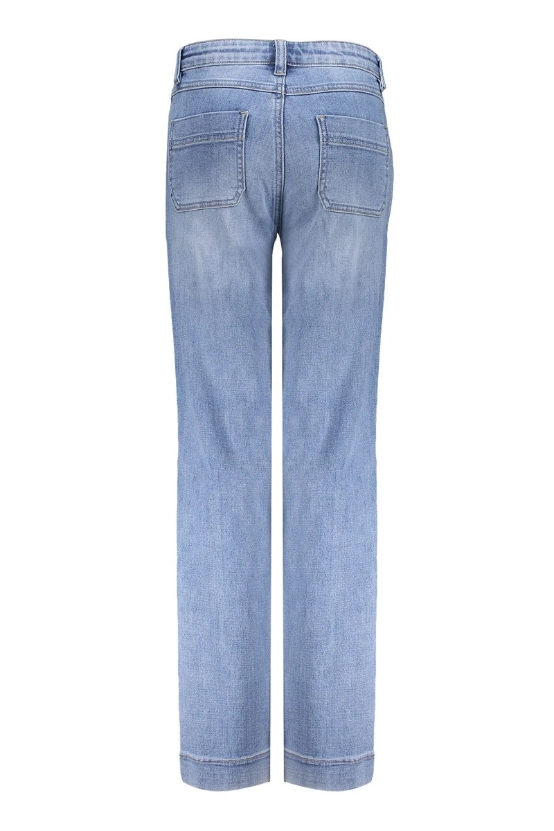 Geisha Jeans wide Blauw-1 2