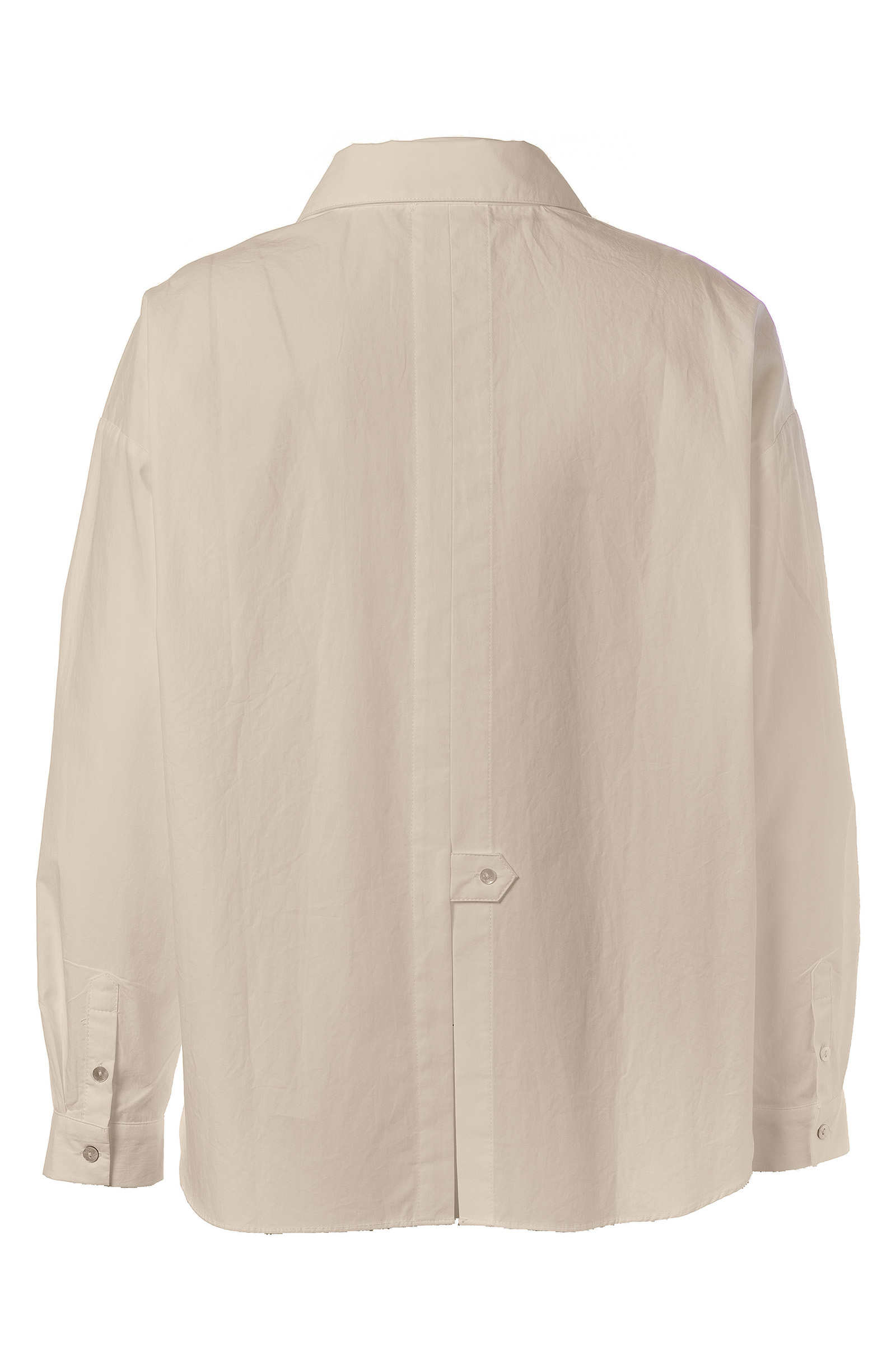 Dames blouse lange mouw bruin