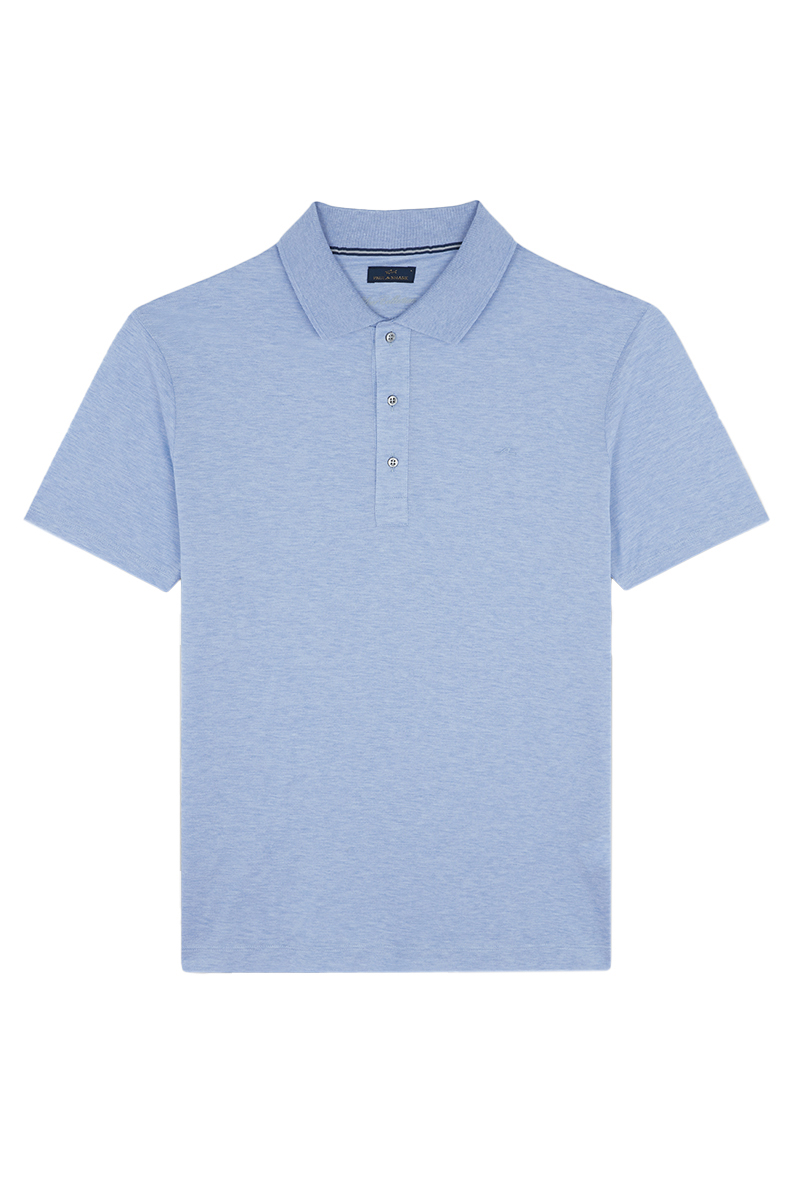 Heren t-shirt kortemouw blauw