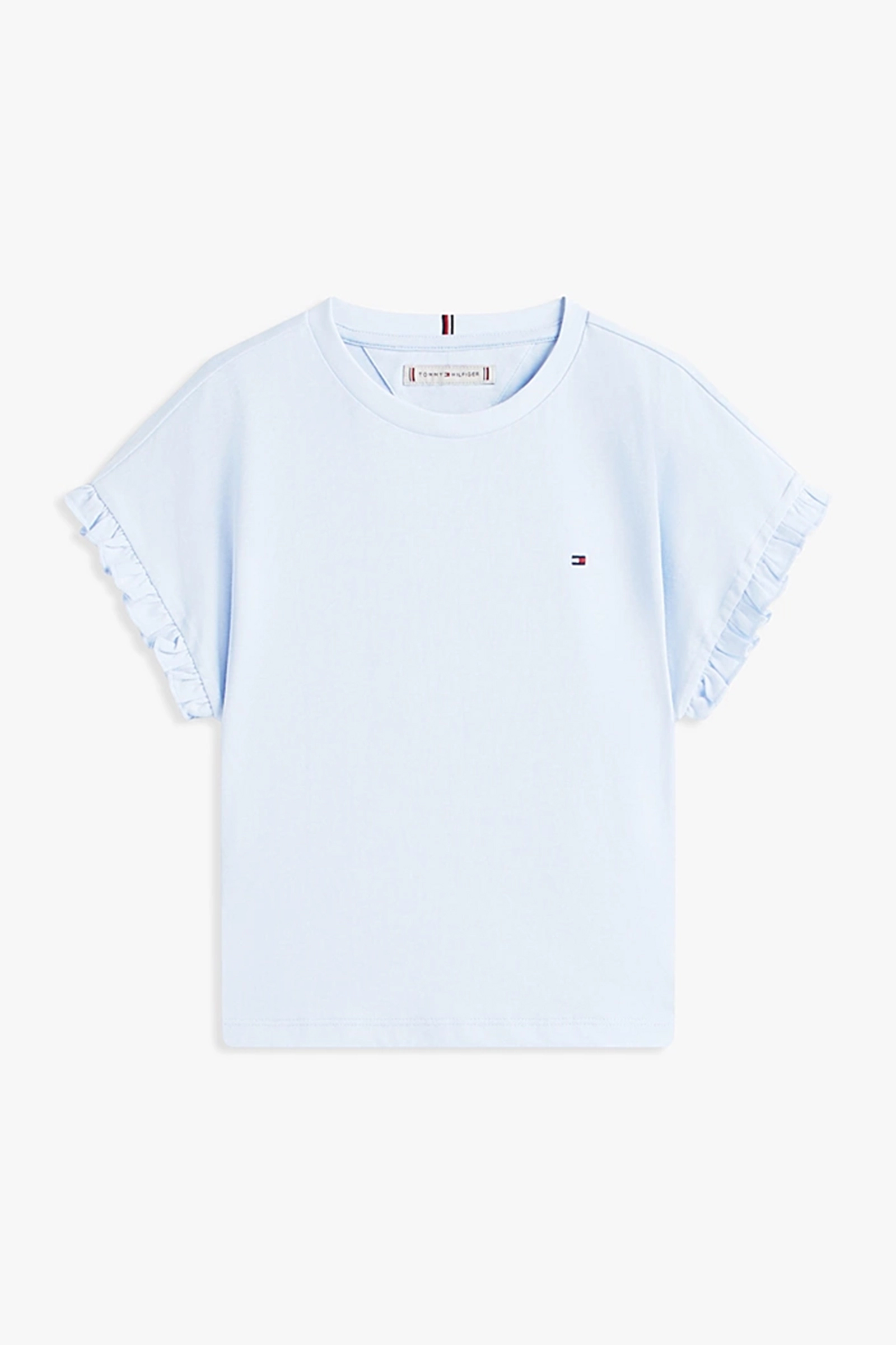 Meisjes t-shirt korte mouw blauw