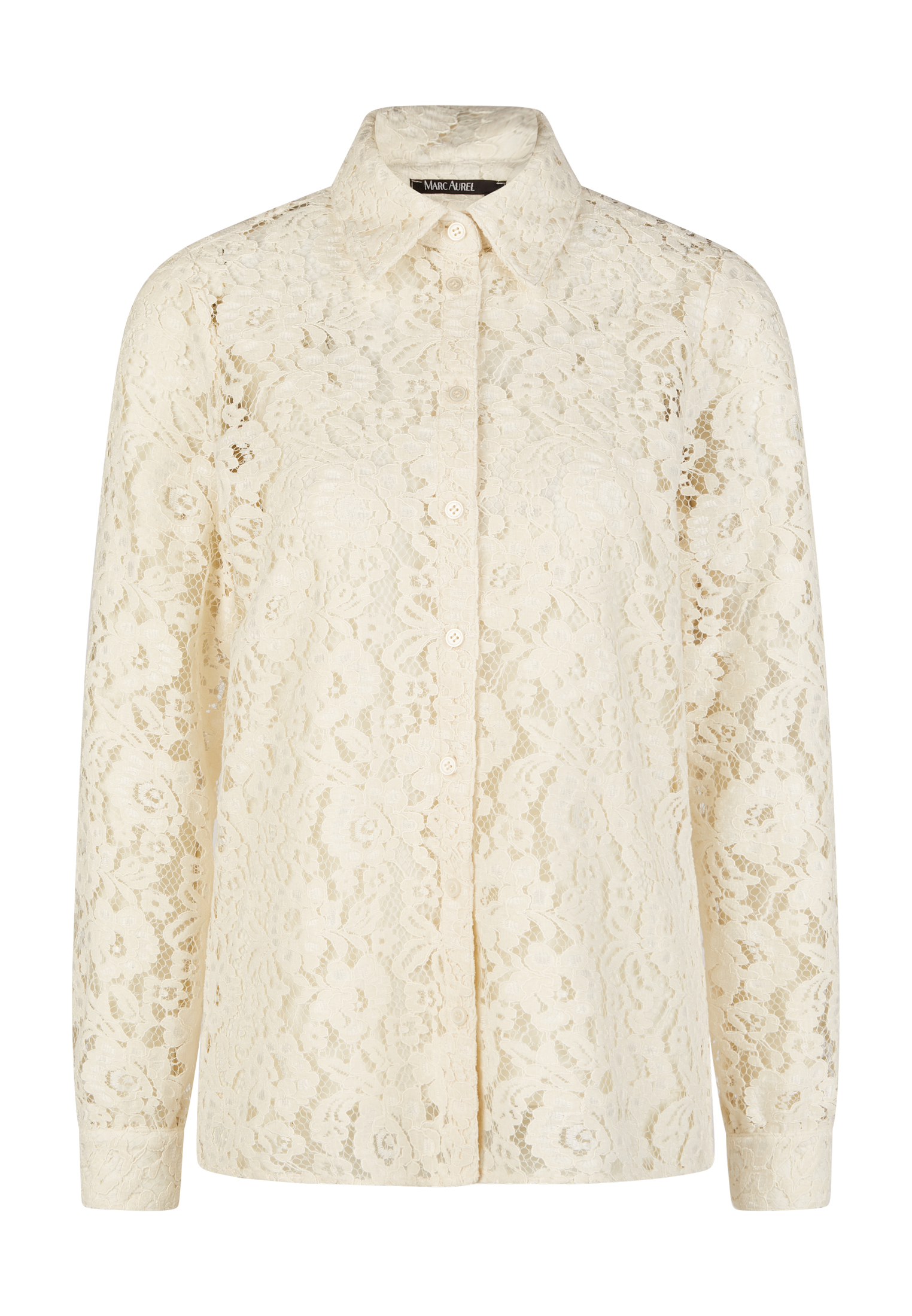 Dames blouse lange mouw bruin