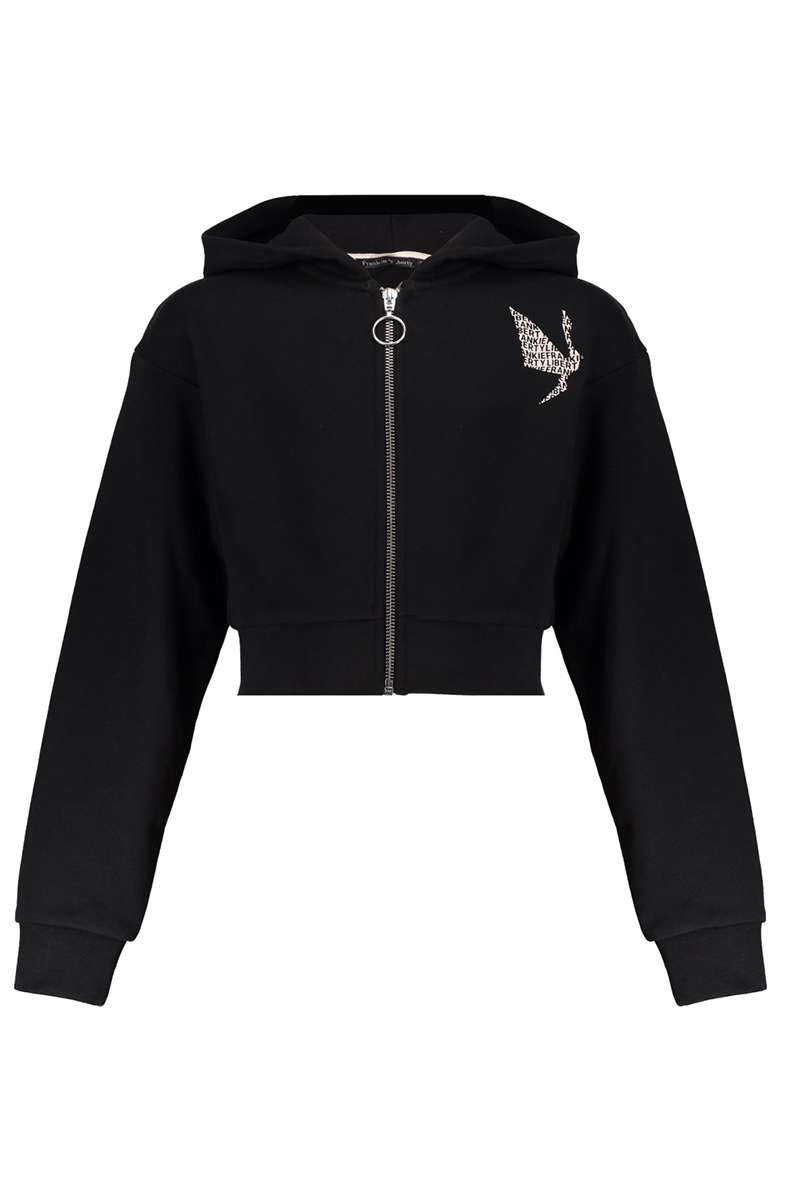 Frankie & Liberty Hanna hoodie Zwart-1 1