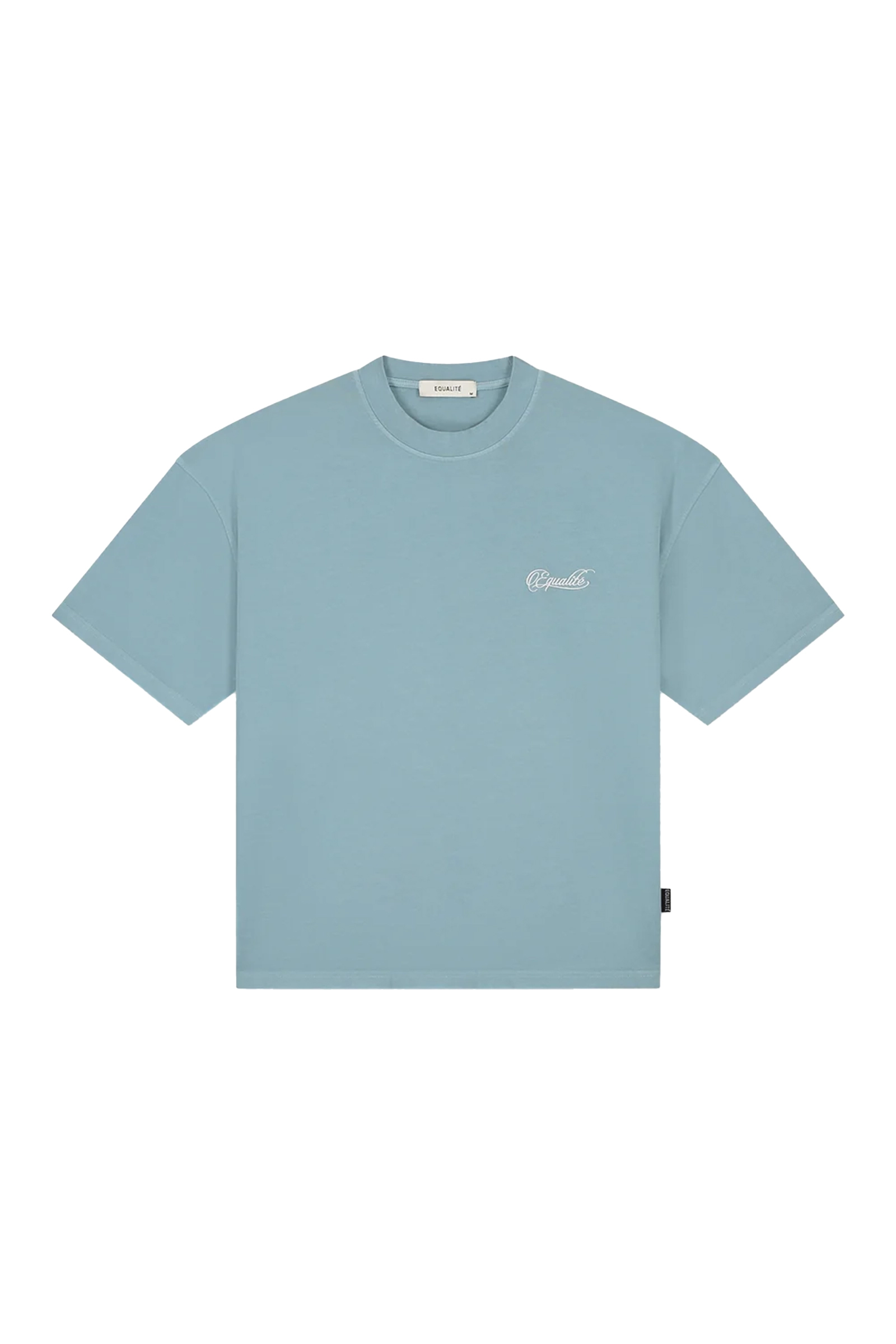 Heren t-shirt kortemouw blauw