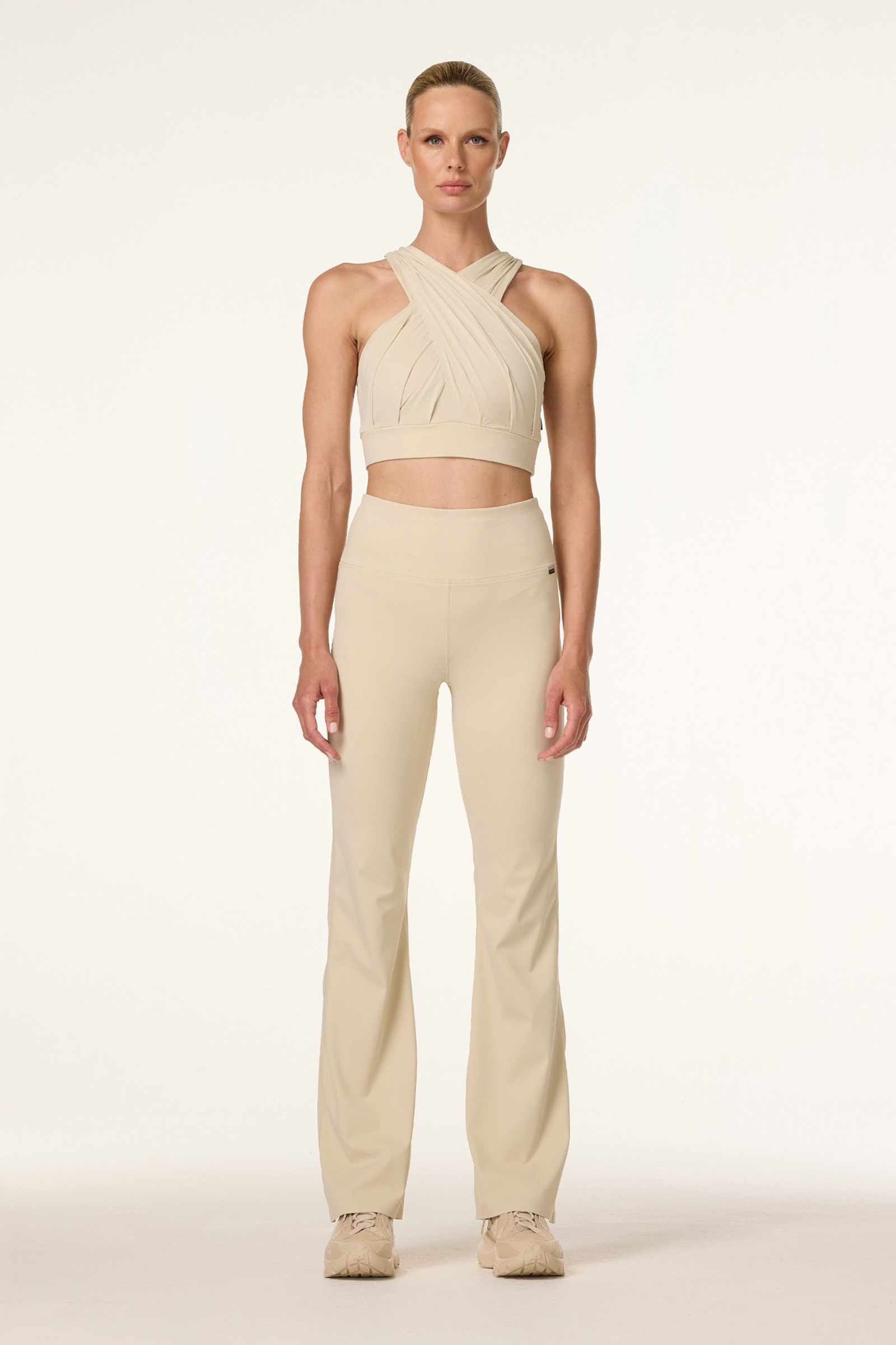 Dames legging bruin