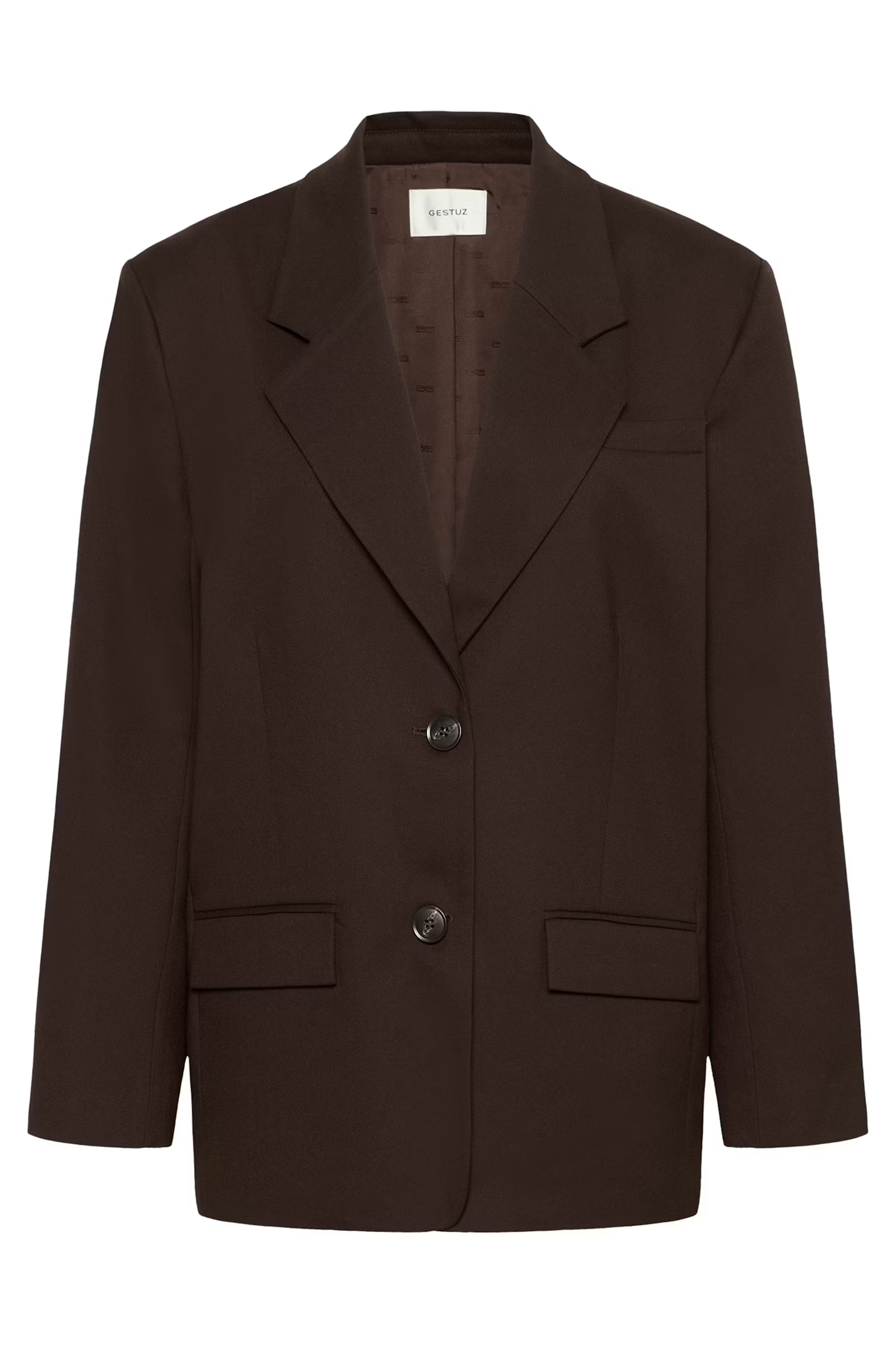 Dames blazer bruin
