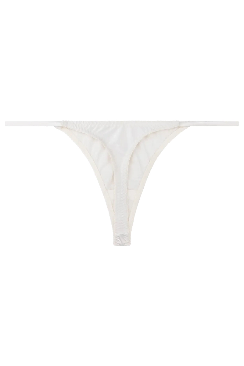 Lingerie dames string ecru