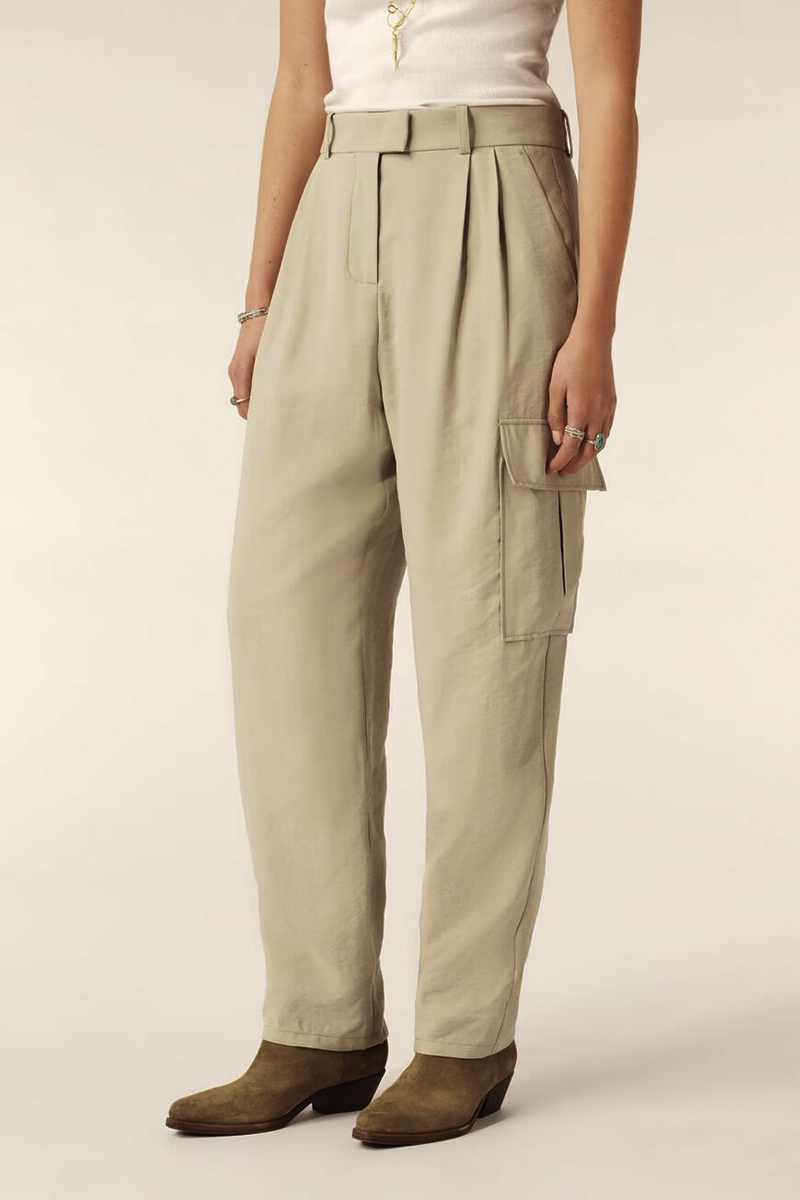 Dames broek bruin