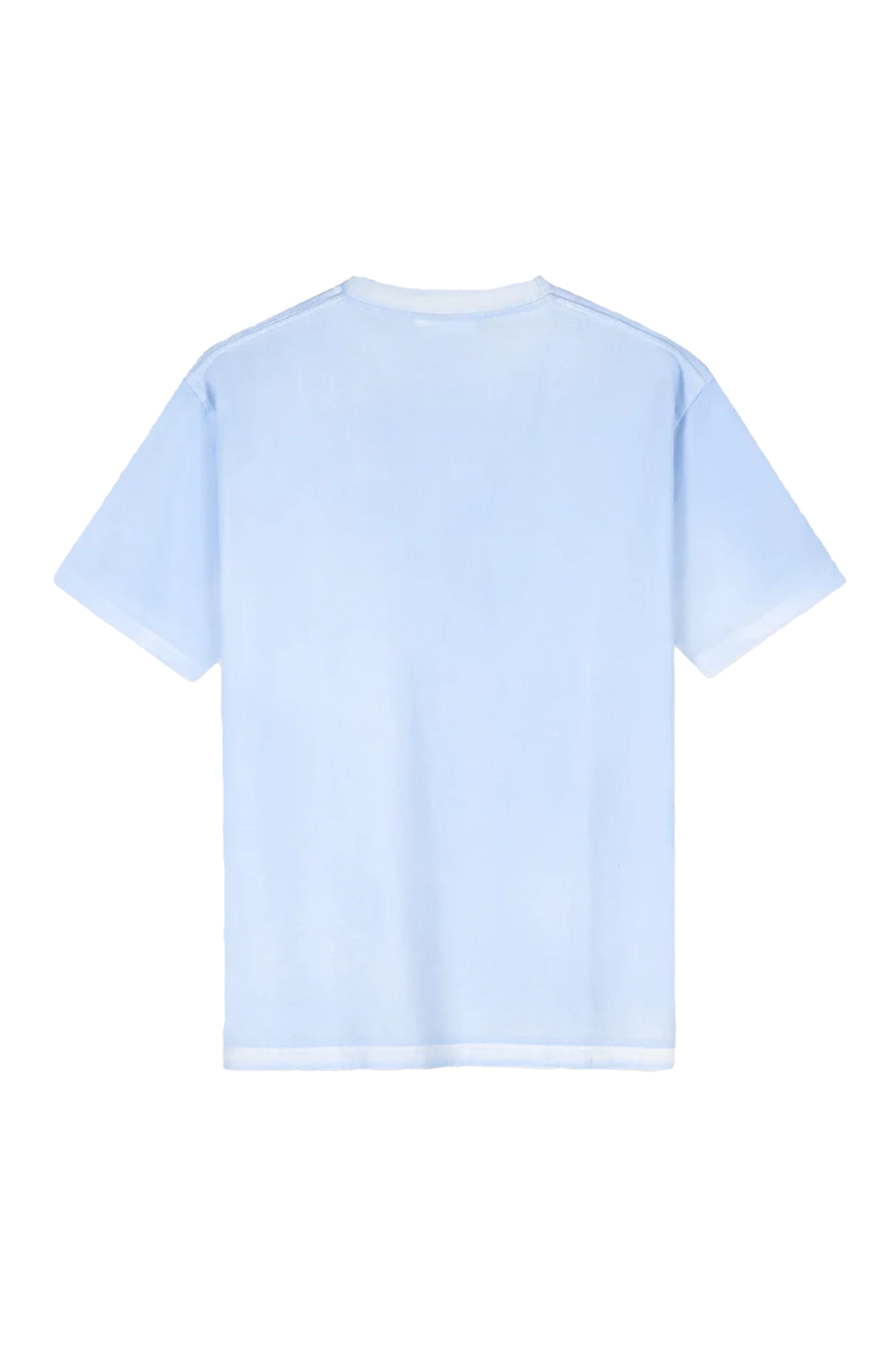 Olaf Hussein PIGMENT SPRAY TEE Blauw 3