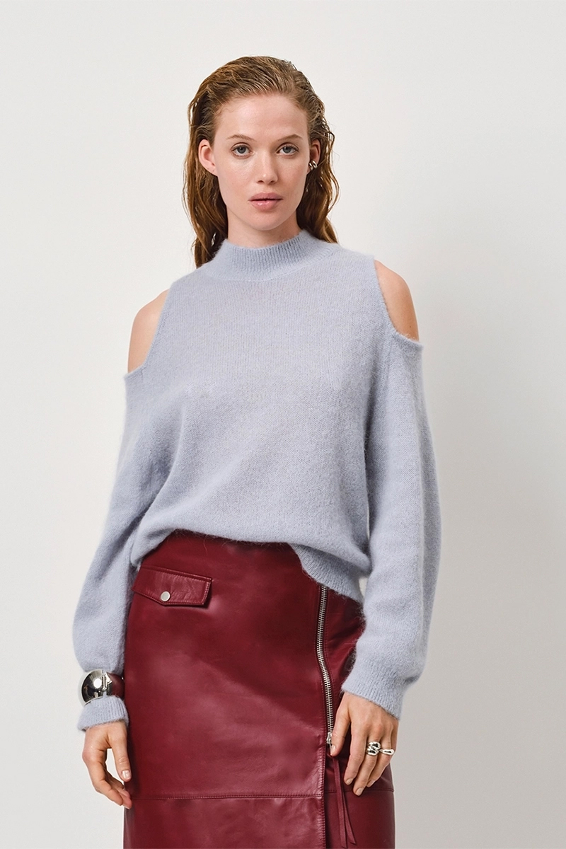 Dames trui blauw