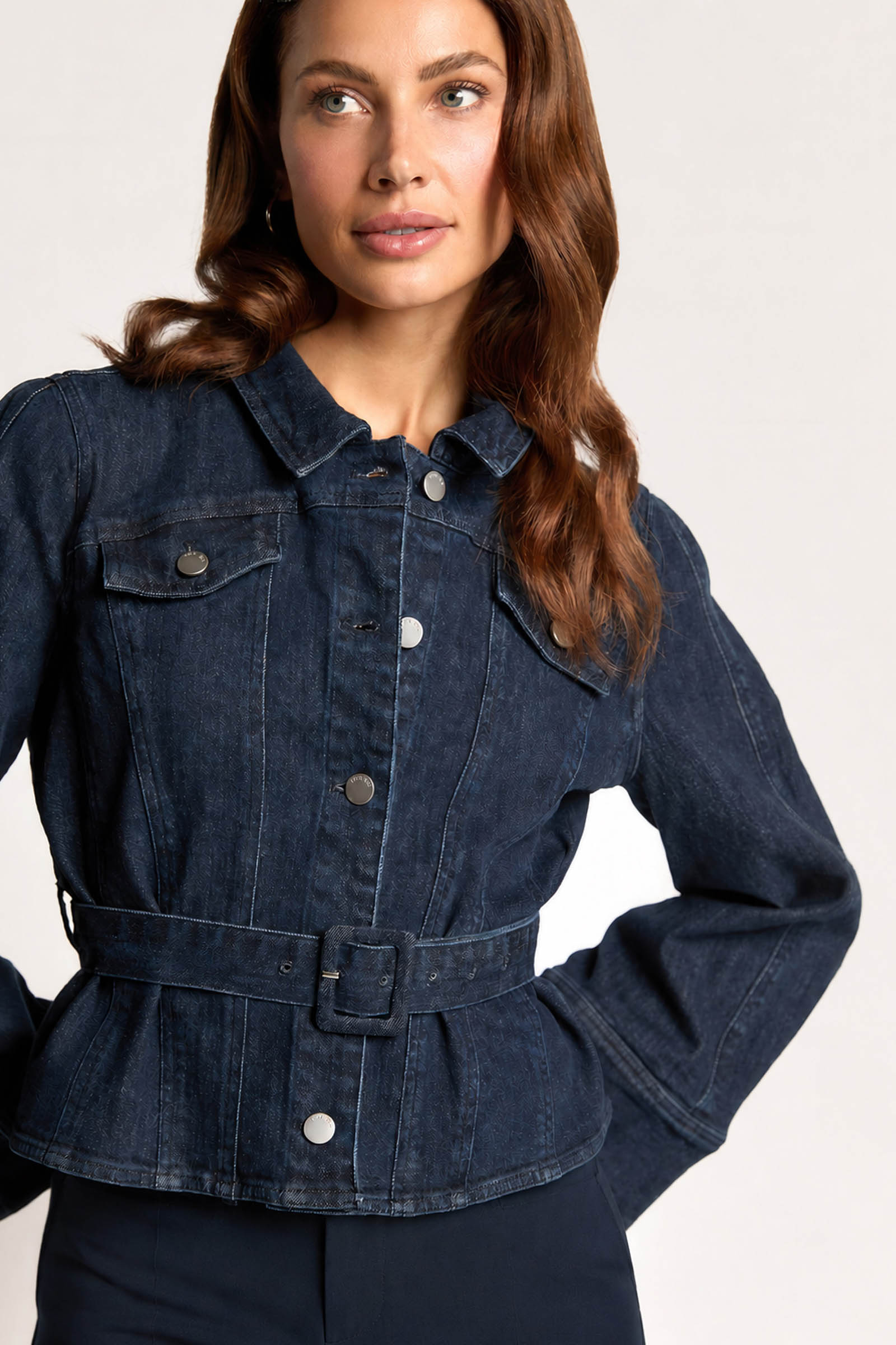 Dames jas blauw