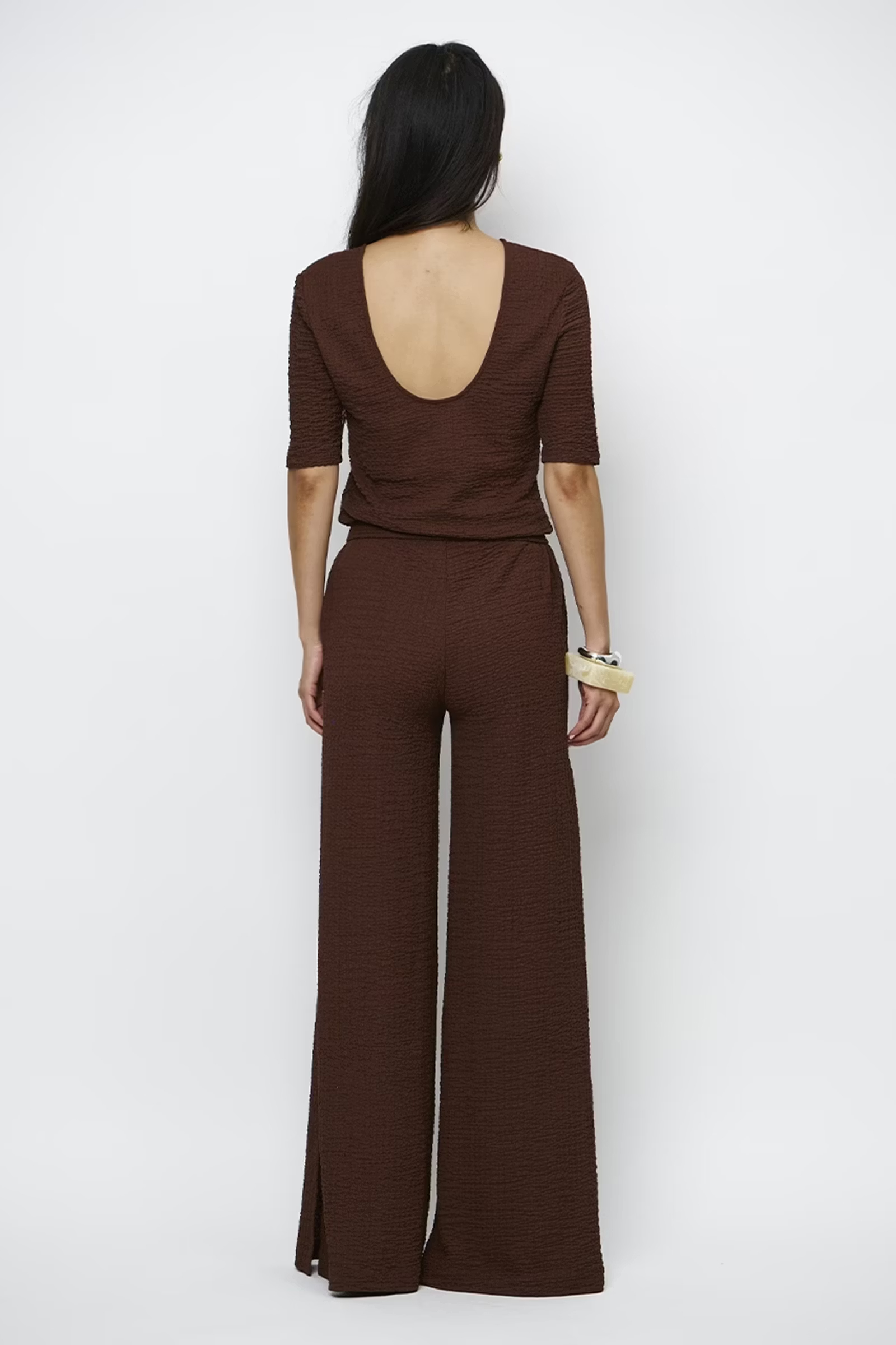Dames broek bruin