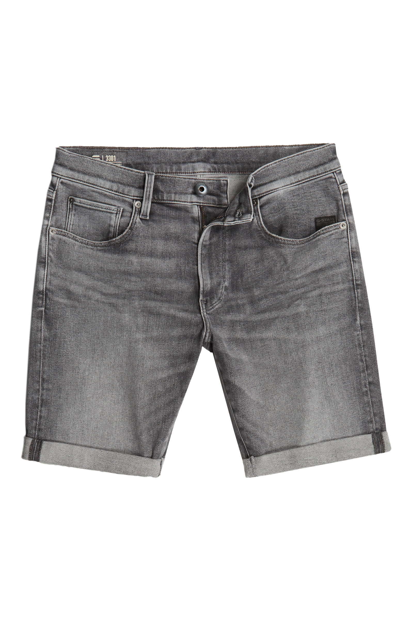 Heren short grijs