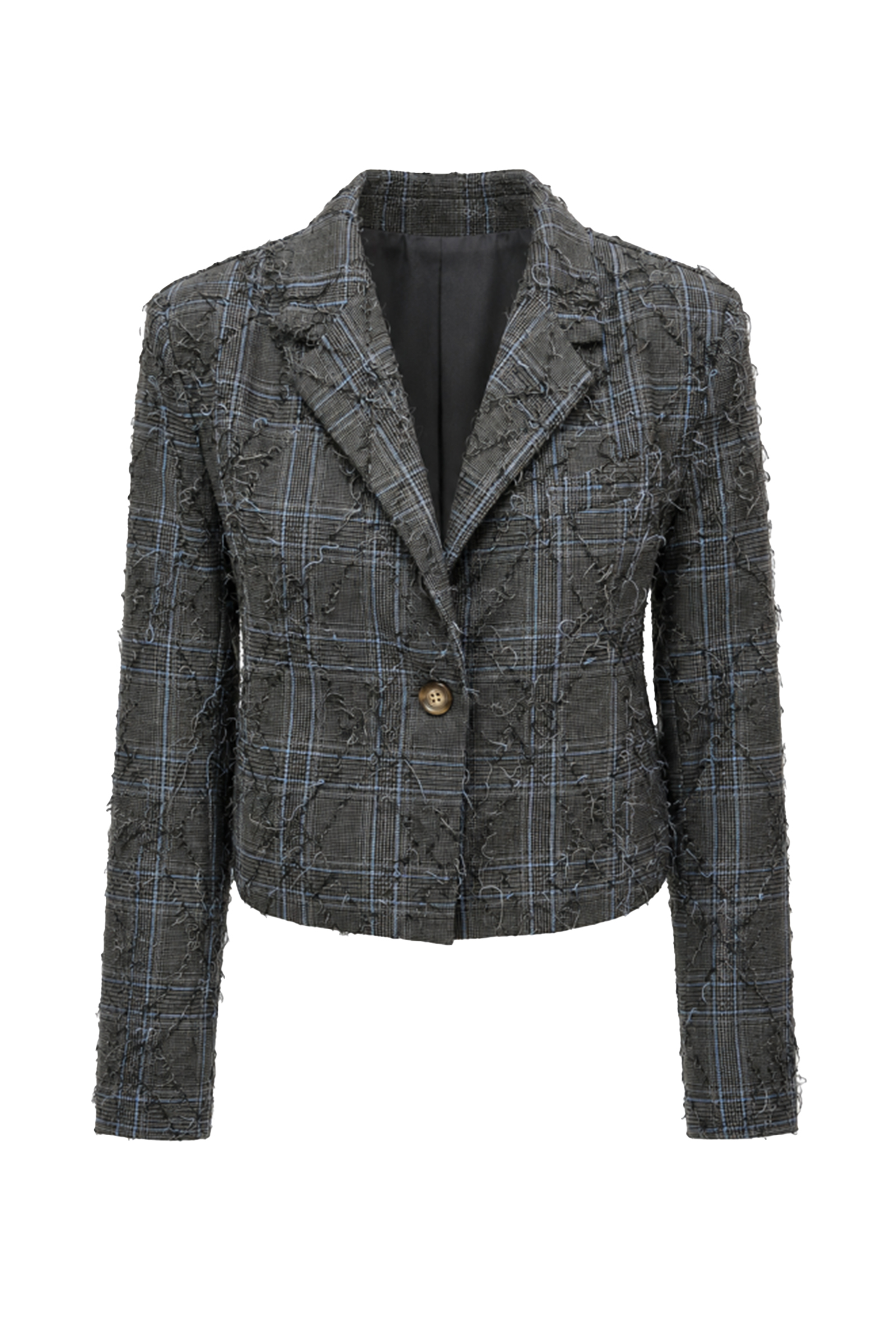 Dames blazer grijs