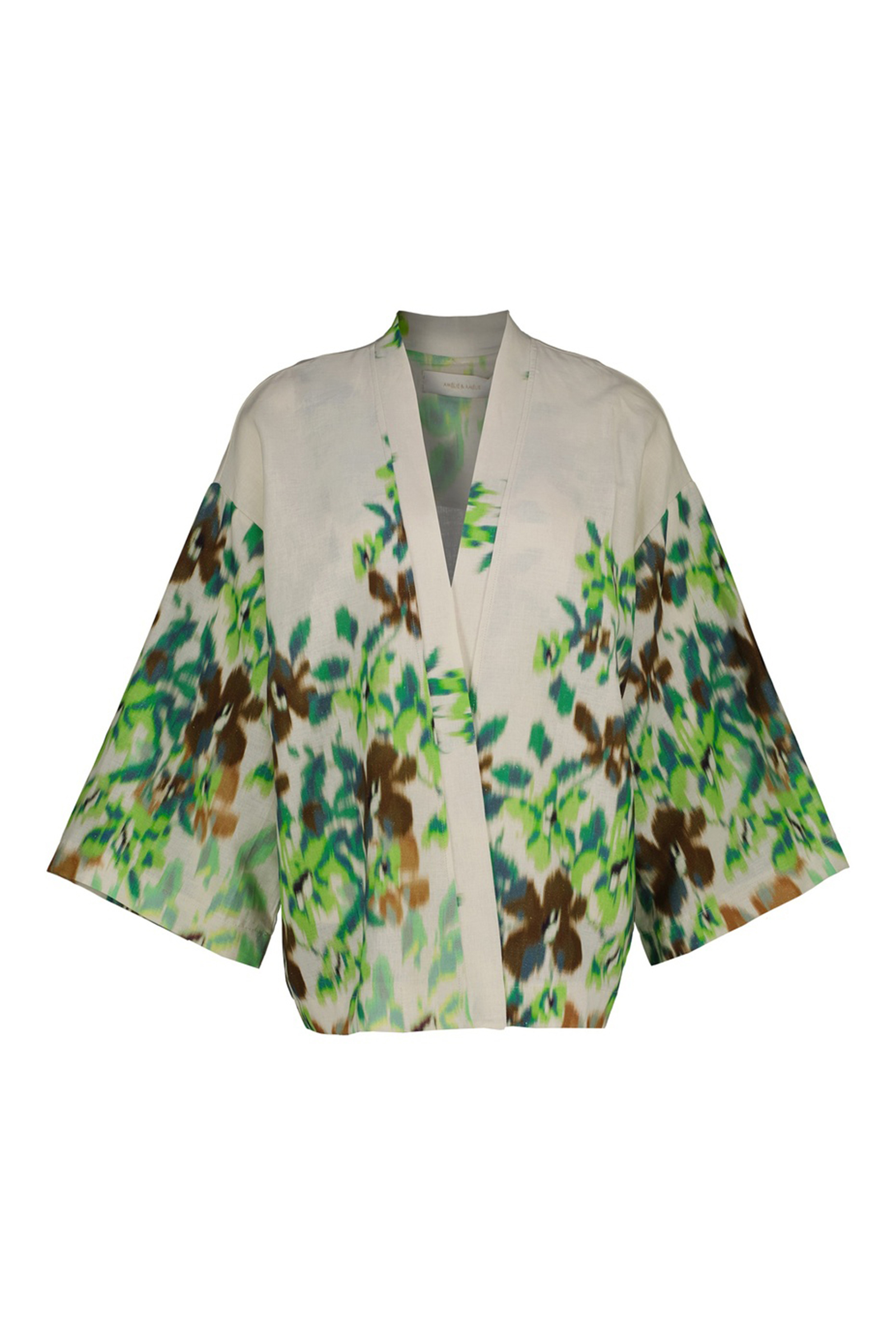 Dames blouse lange mouw groen