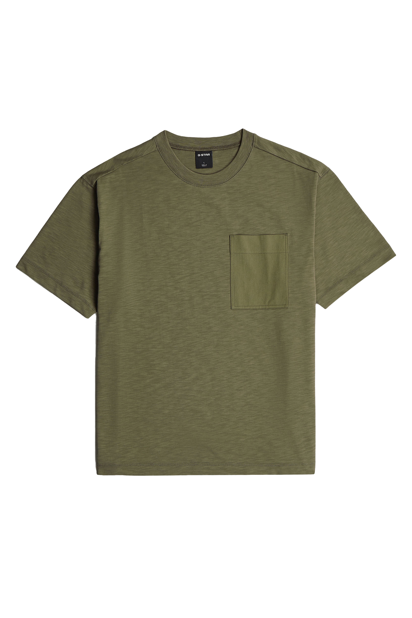 Heren t-shirt kortemouw bruin
