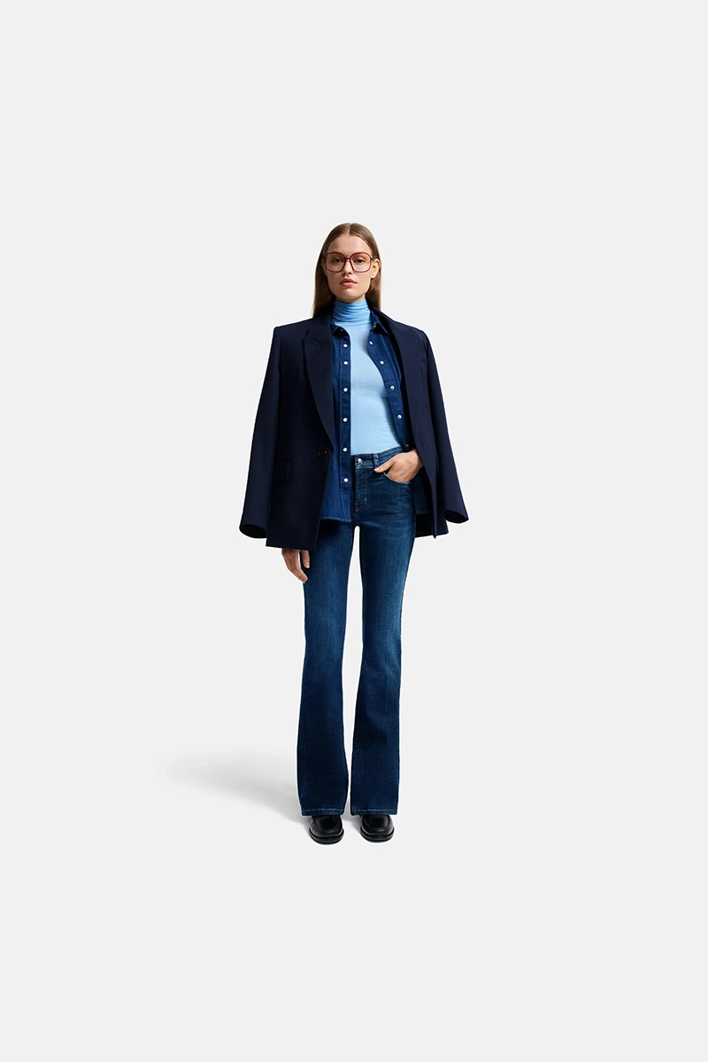Dames jeans blauw