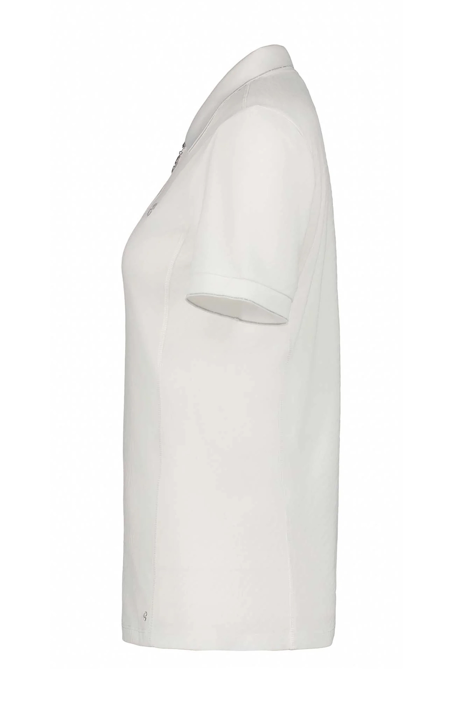 Tennis dames polo wit