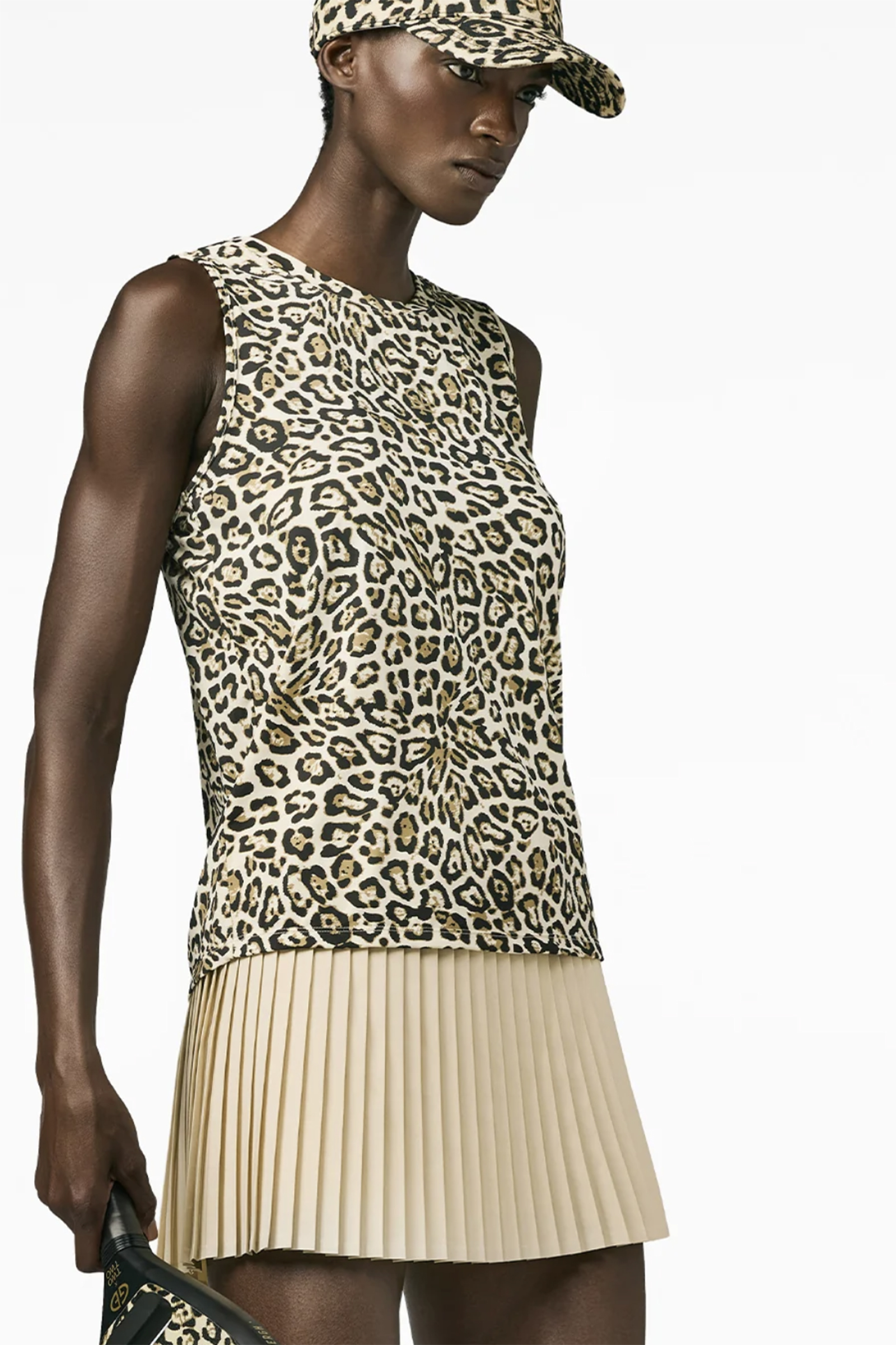 Fitness dames singlet bruin