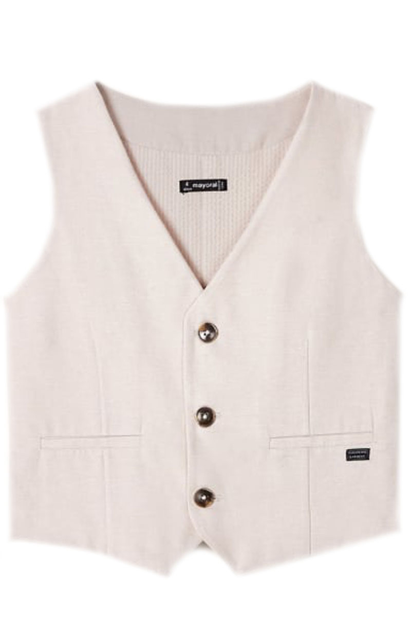 Mayoral vest Bruin/Beige-1 1