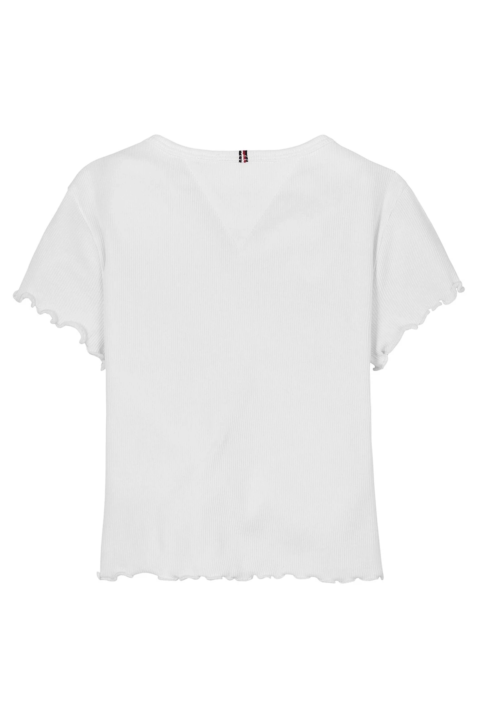 Meisjes t-shirt korte mouw wit