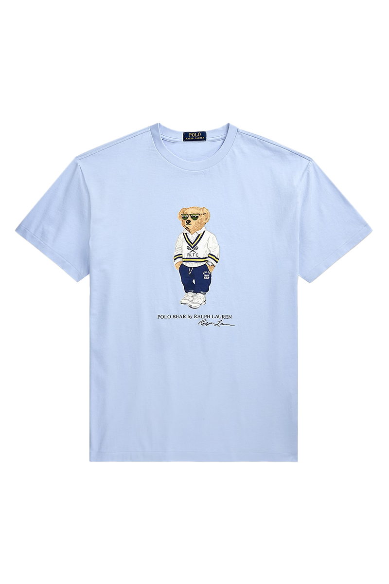 Heren t-shirt kortemouw blauw