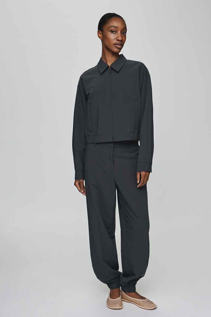 Dames broek grijs