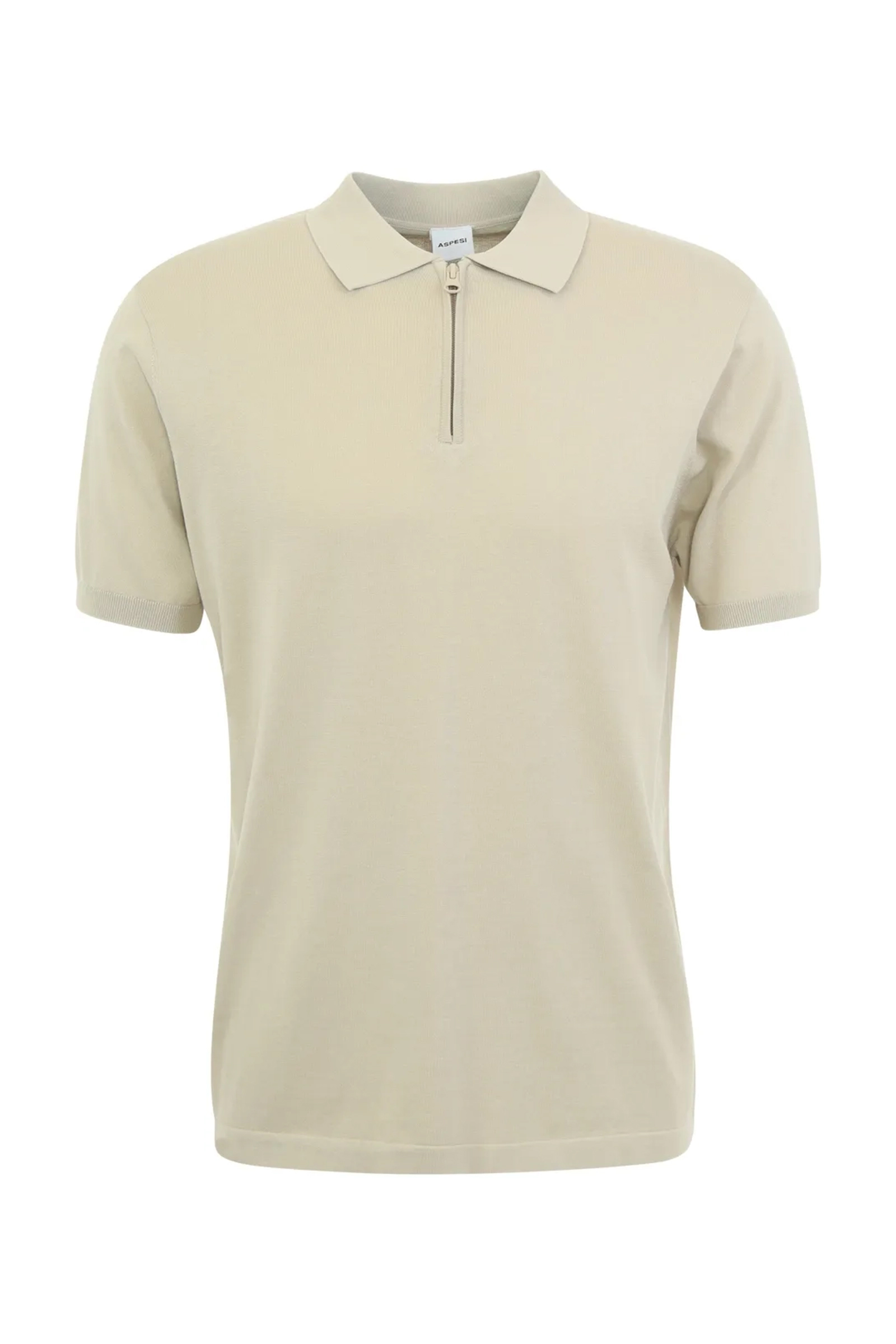 Heren polo korte mouw bruin