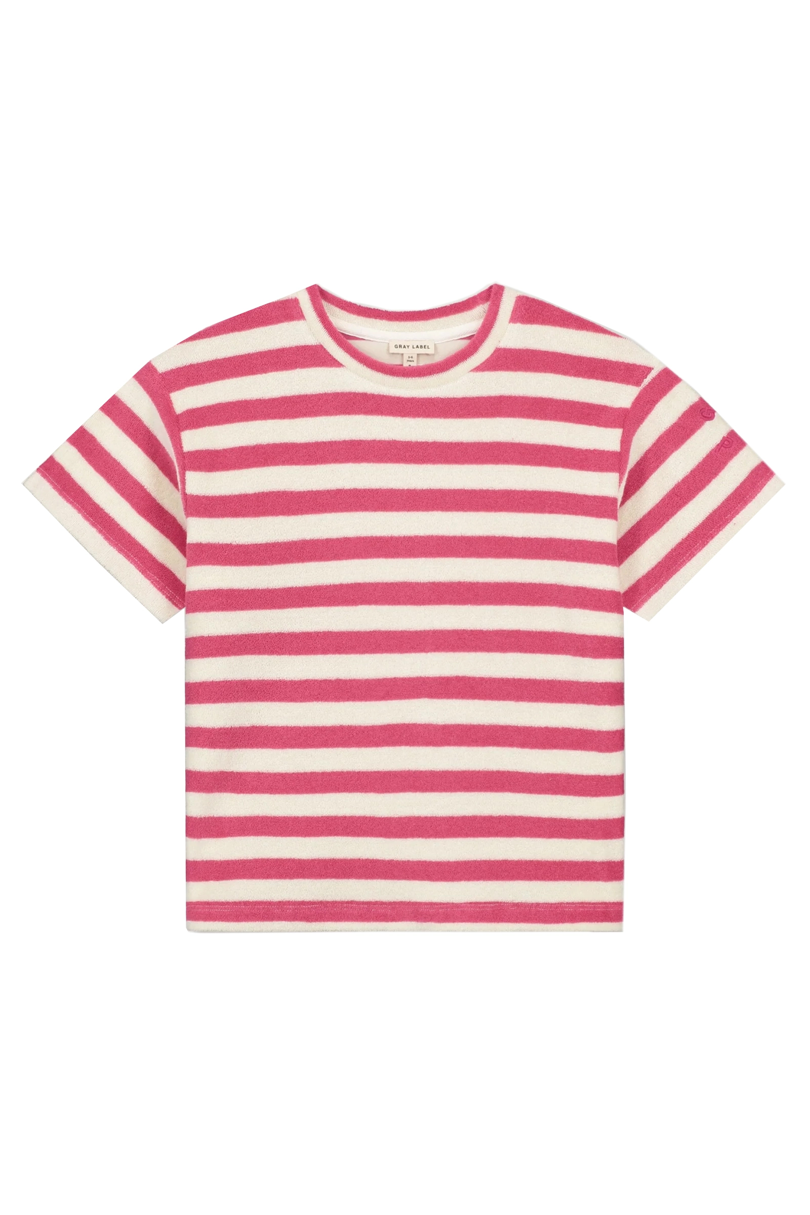 Gray Label Pop terry oversized tee Rood-1 1