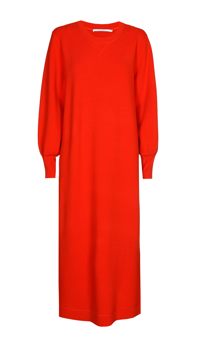 Dames jurk rood