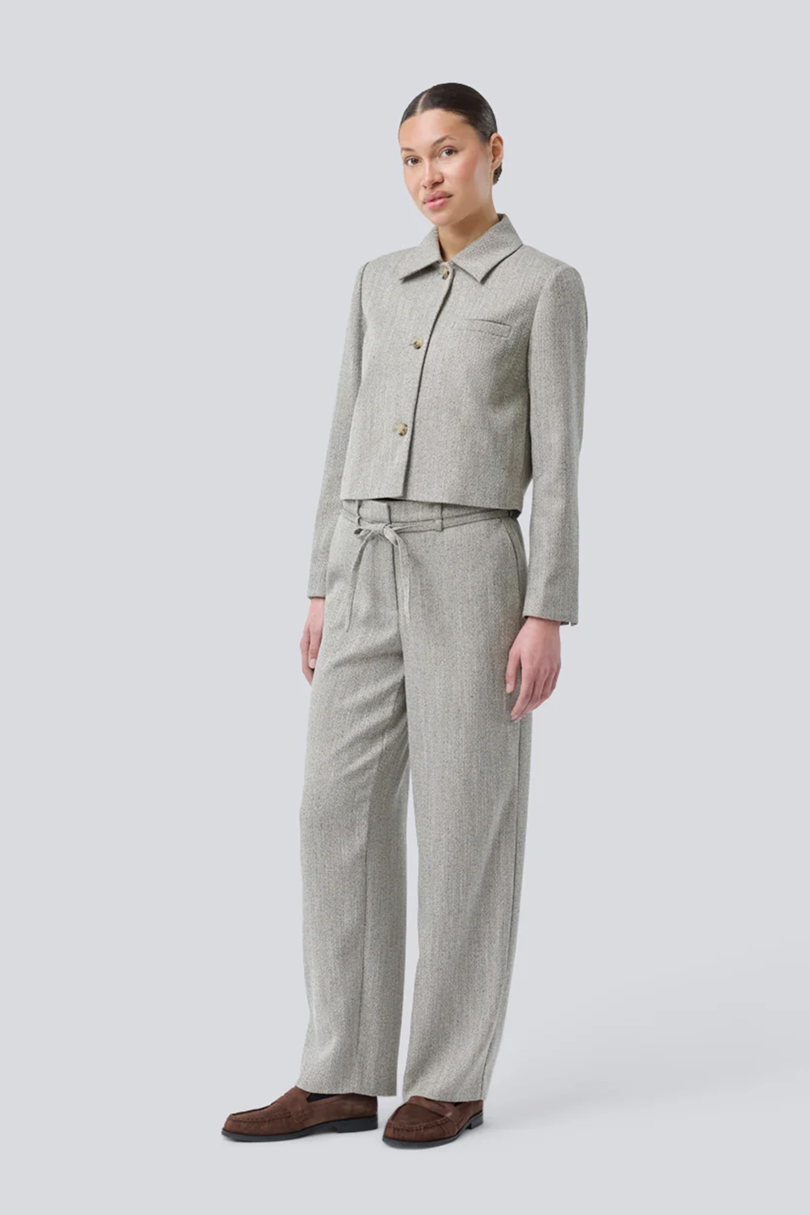 Dames broek bruin
