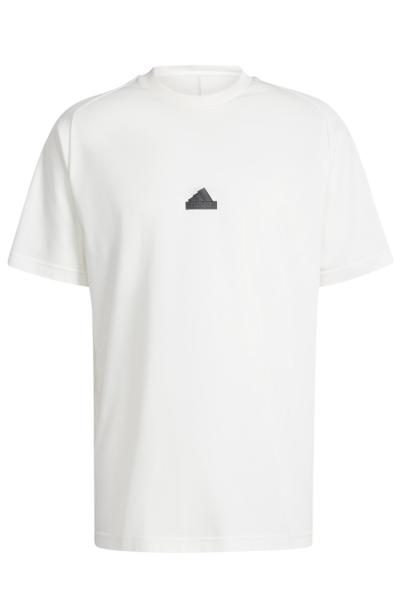 Casual heren t-shirt km wit
