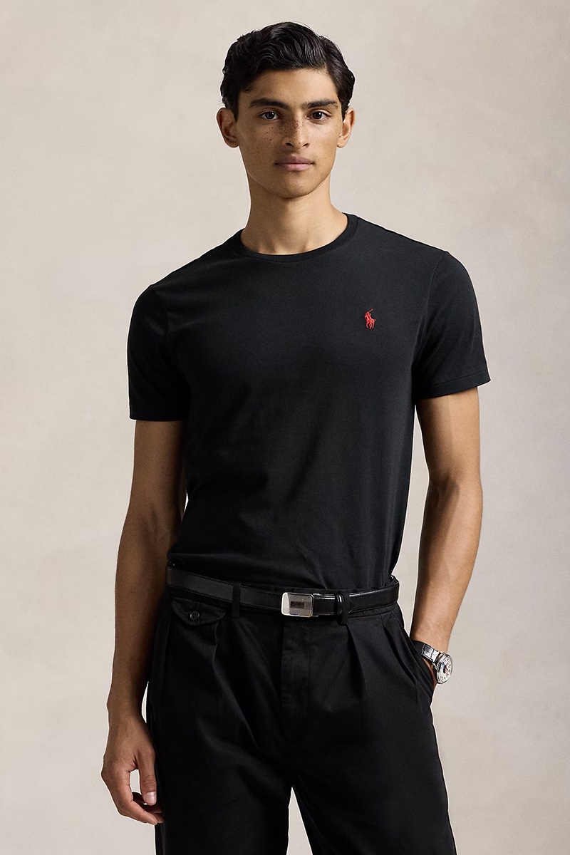 Heren t-shirt kortemouw zwart