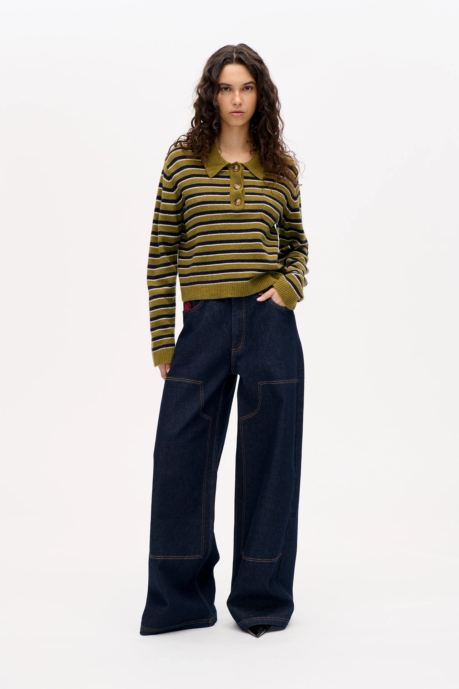 Dames jeans blauw
